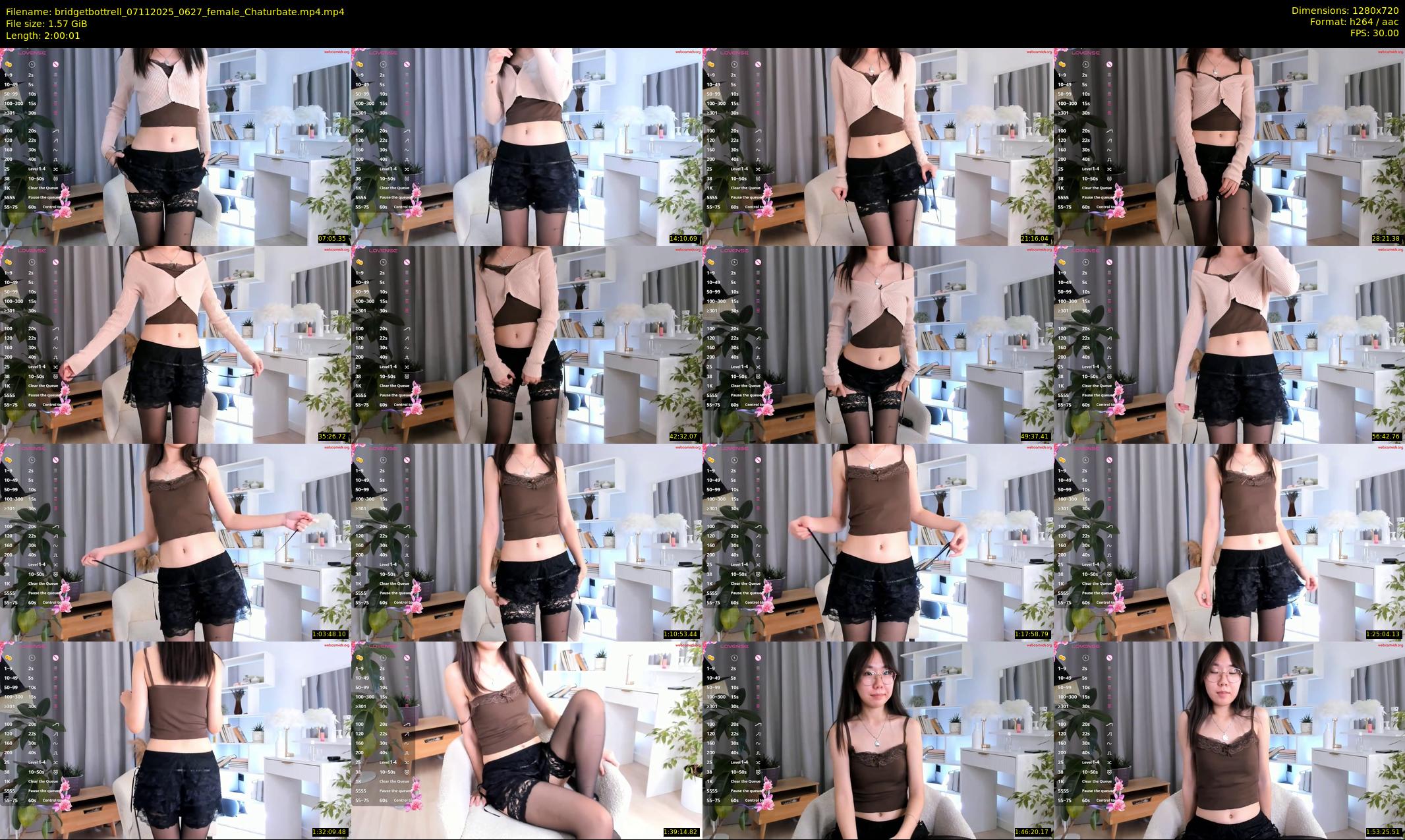 bridgetbottrell — 121 minute Chaturbate female cam show recording, 720p, Nov 7, 2025
