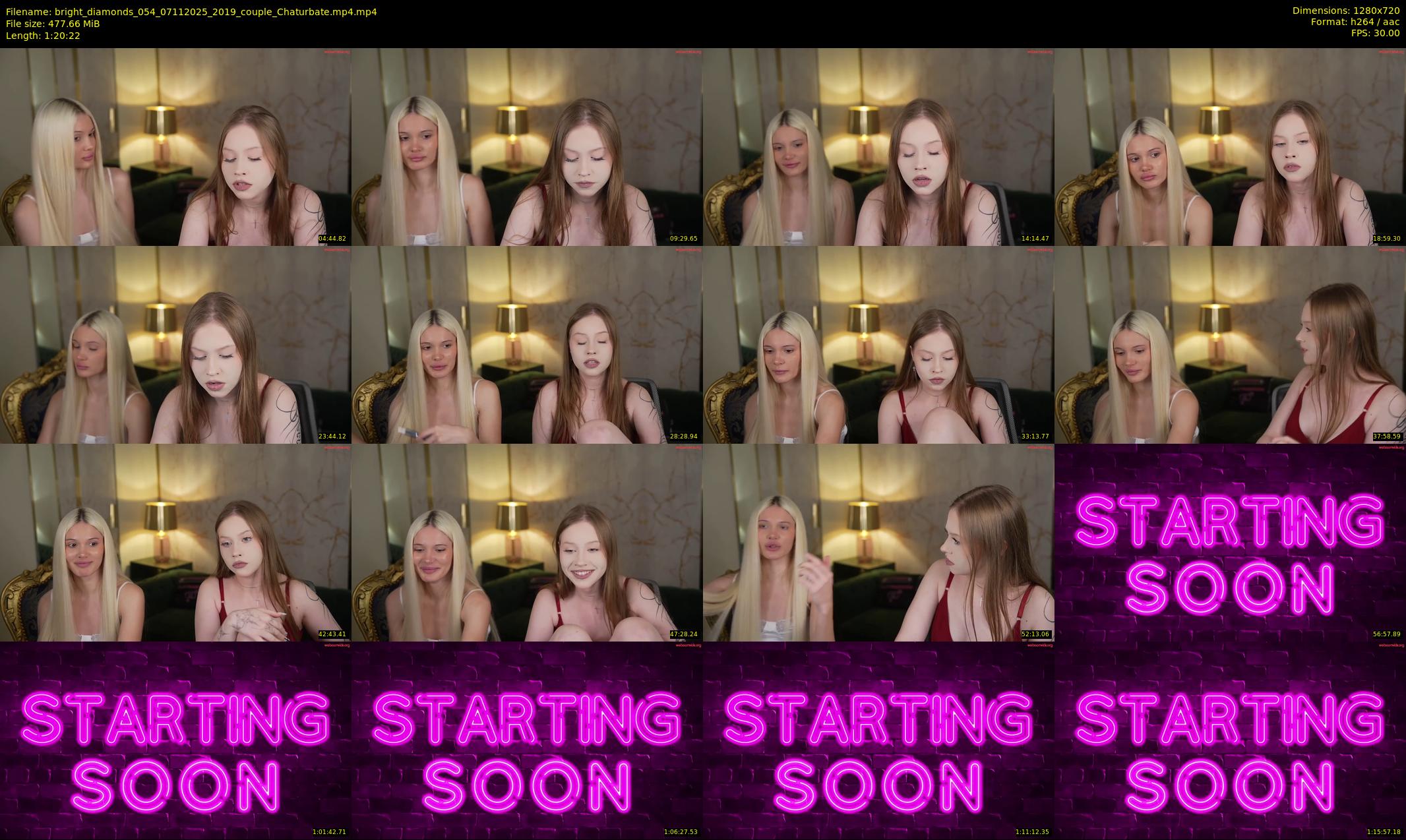 bright_diamonds_054 — 81 minute Chaturbate couple cam show recording, 720p, Nov 7, 2025