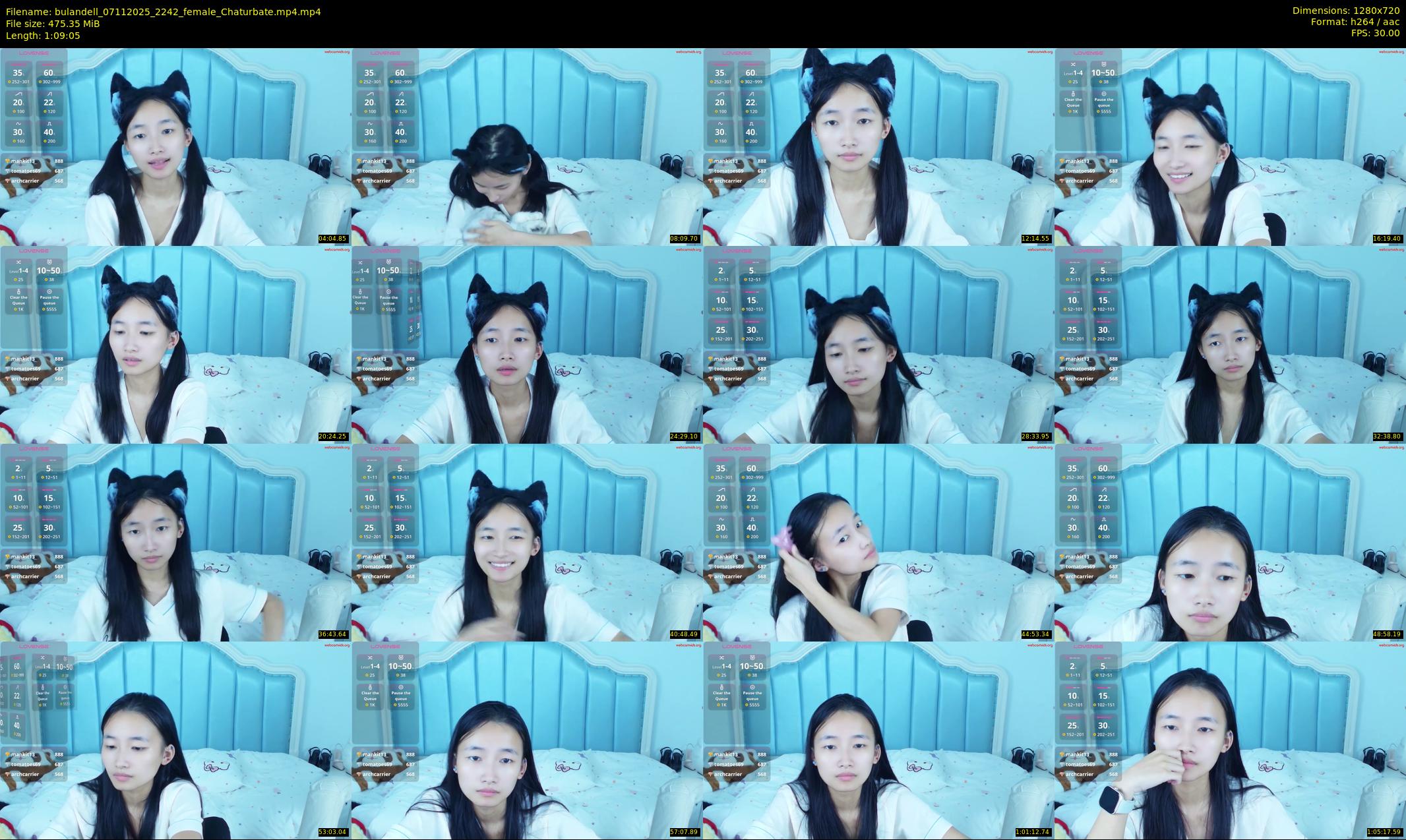 bulandell — 70 minute Chaturbate female cam show recording, 720p, Nov 7, 2025