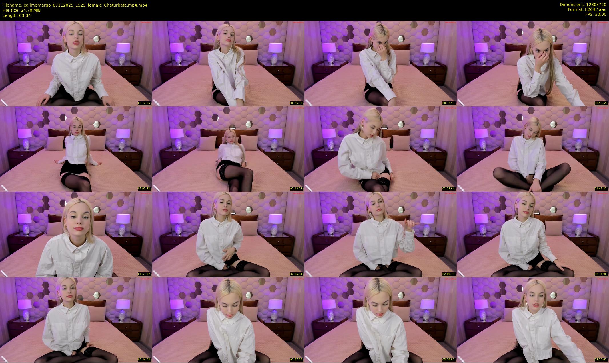 callmemargo — 4 minute Chaturbate female cam show recording, 720p, Nov 7, 2025