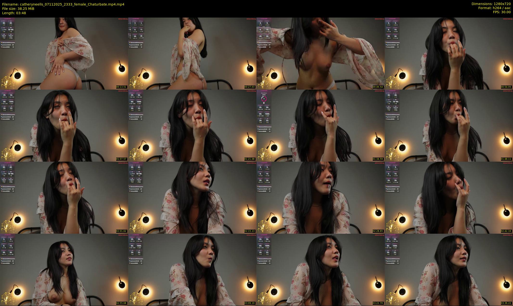 catheryneells — 4 minute Chaturbate female cam show recording, 720p, Nov 7, 2025