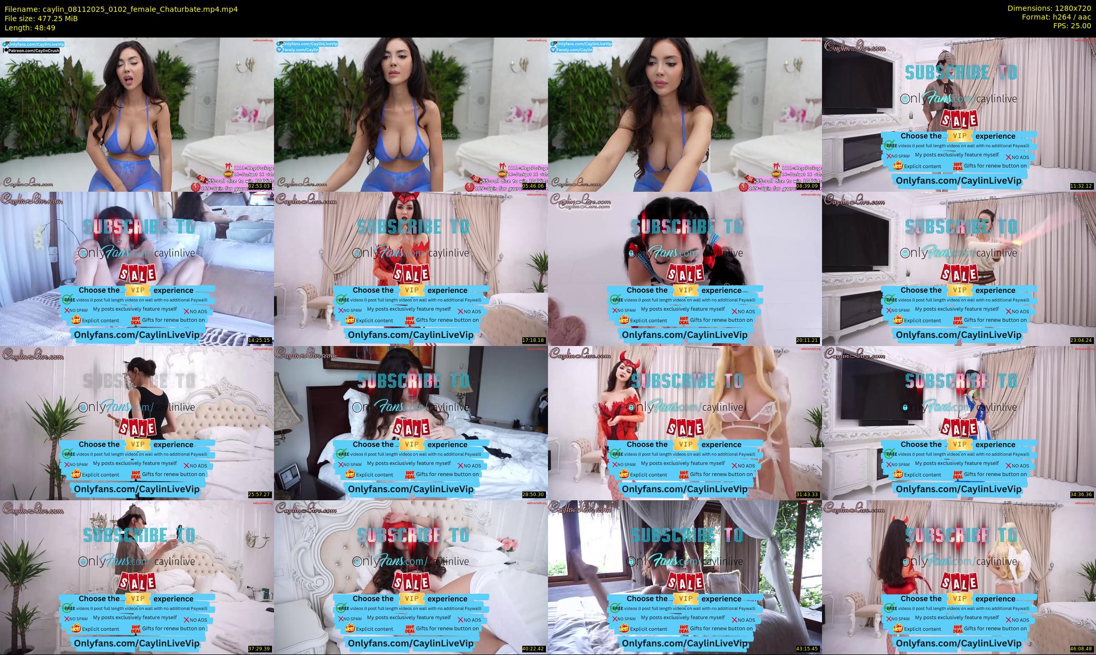 caylin — 49 minute Chaturbate female cam show recording, 720p, Nov 8, 2025