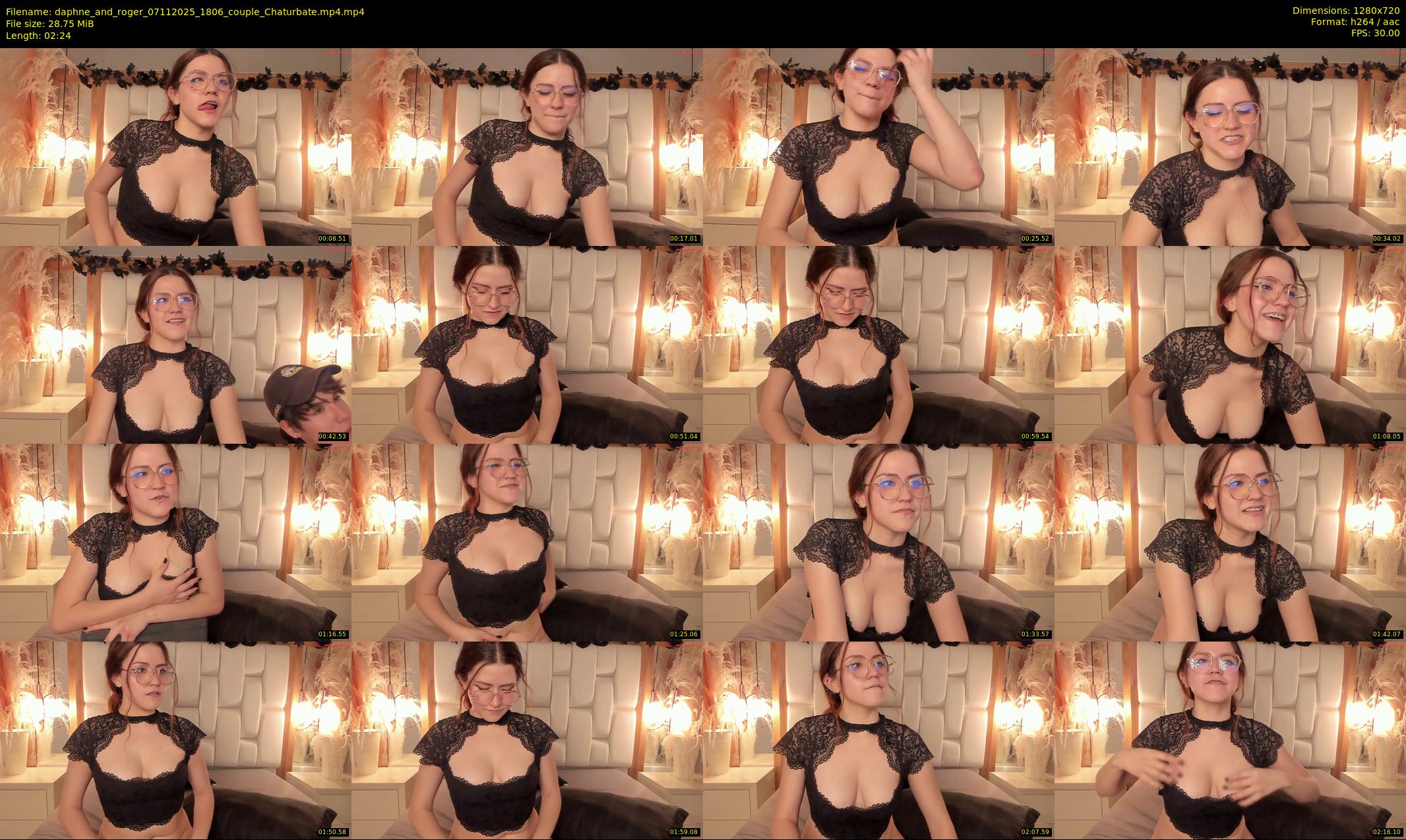 daphne_and_roger — 3 minute Chaturbate couple cam show recording, 720p, Nov 7, 2025