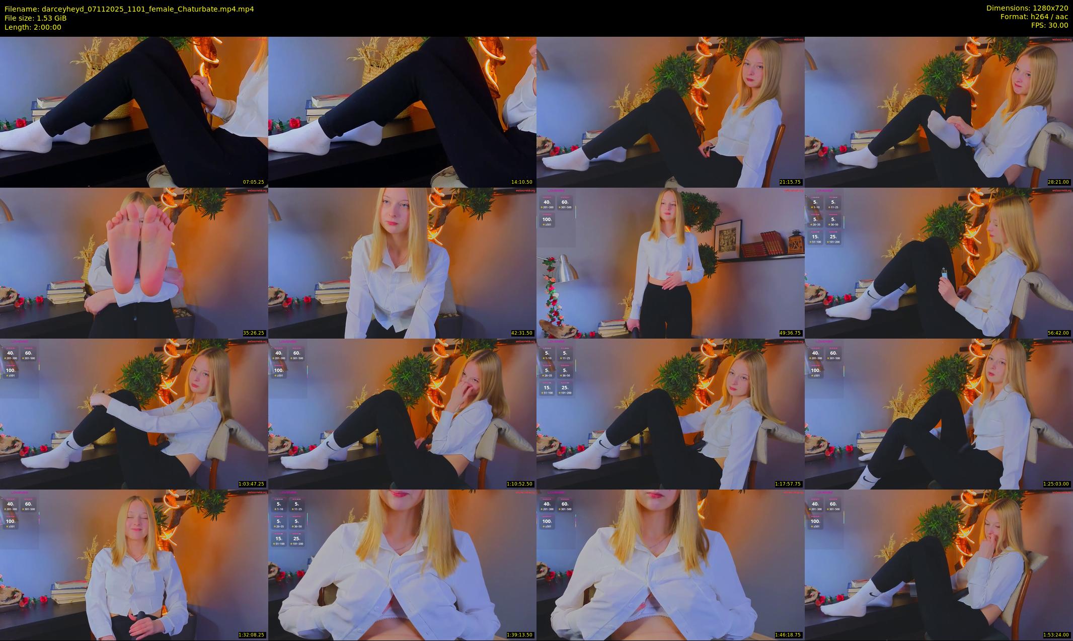 darceyheyd — 120 minute Chaturbate female cam show recording, 720p, Nov 7, 2025