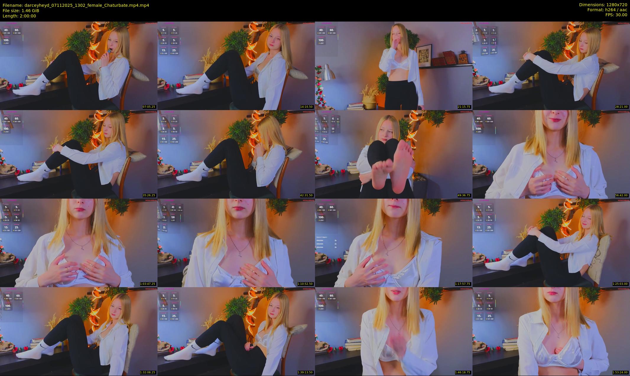 darceyheyd — 120 minute Chaturbate female cam show recording, 720p, Nov 7, 2025