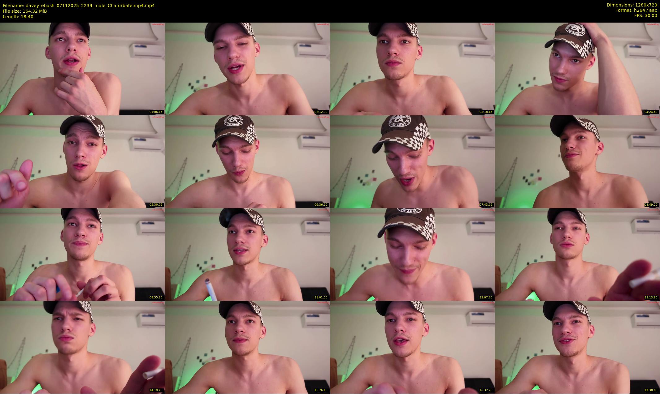 davey_ebash — 19 minute Chaturbate male cam show recording, 720p, Nov 7, 2025