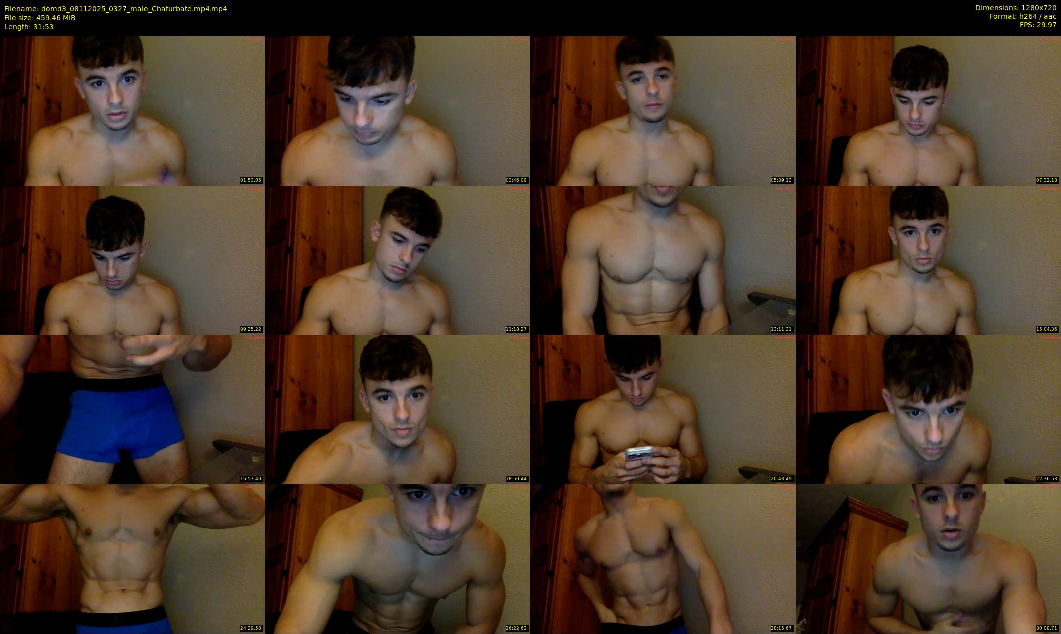 domd3 — 32 minute Chaturbate male cam show recording, 720p, Nov 8, 2025
