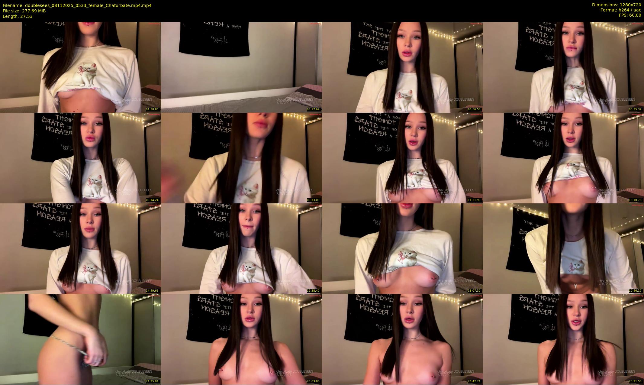 doublesees — 28 minute Chaturbate couple cam show recording, 720p, Nov 8, 2025