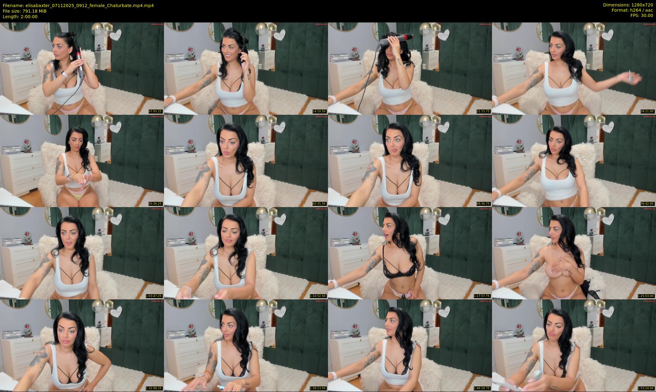 elisabaxter — 120 minute Chaturbate female cam show recording, 720p, Nov 7, 2025