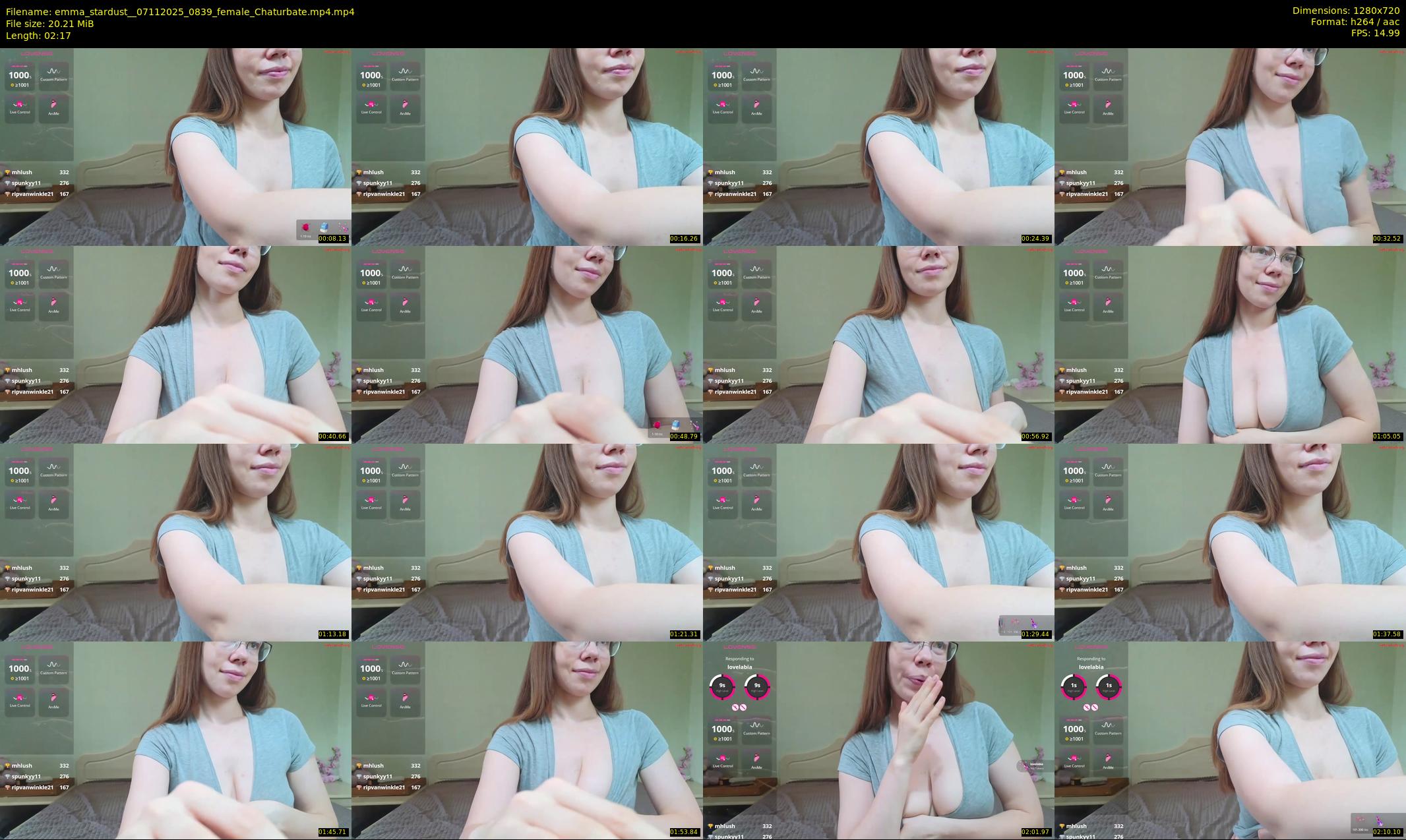 emma_stardust_ — 3 minute Chaturbate female cam show recording, 720p, Nov 7, 2025