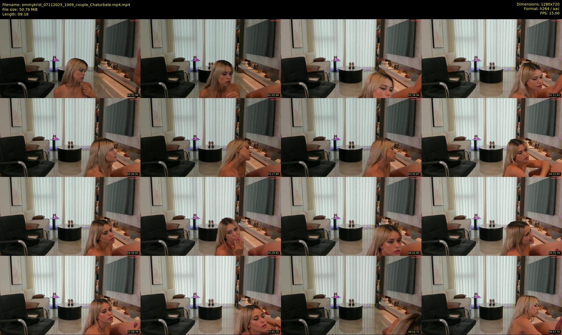 emmykrist — 10 minute Chaturbate couple cam show recording, 720p, Nov 7, 2025