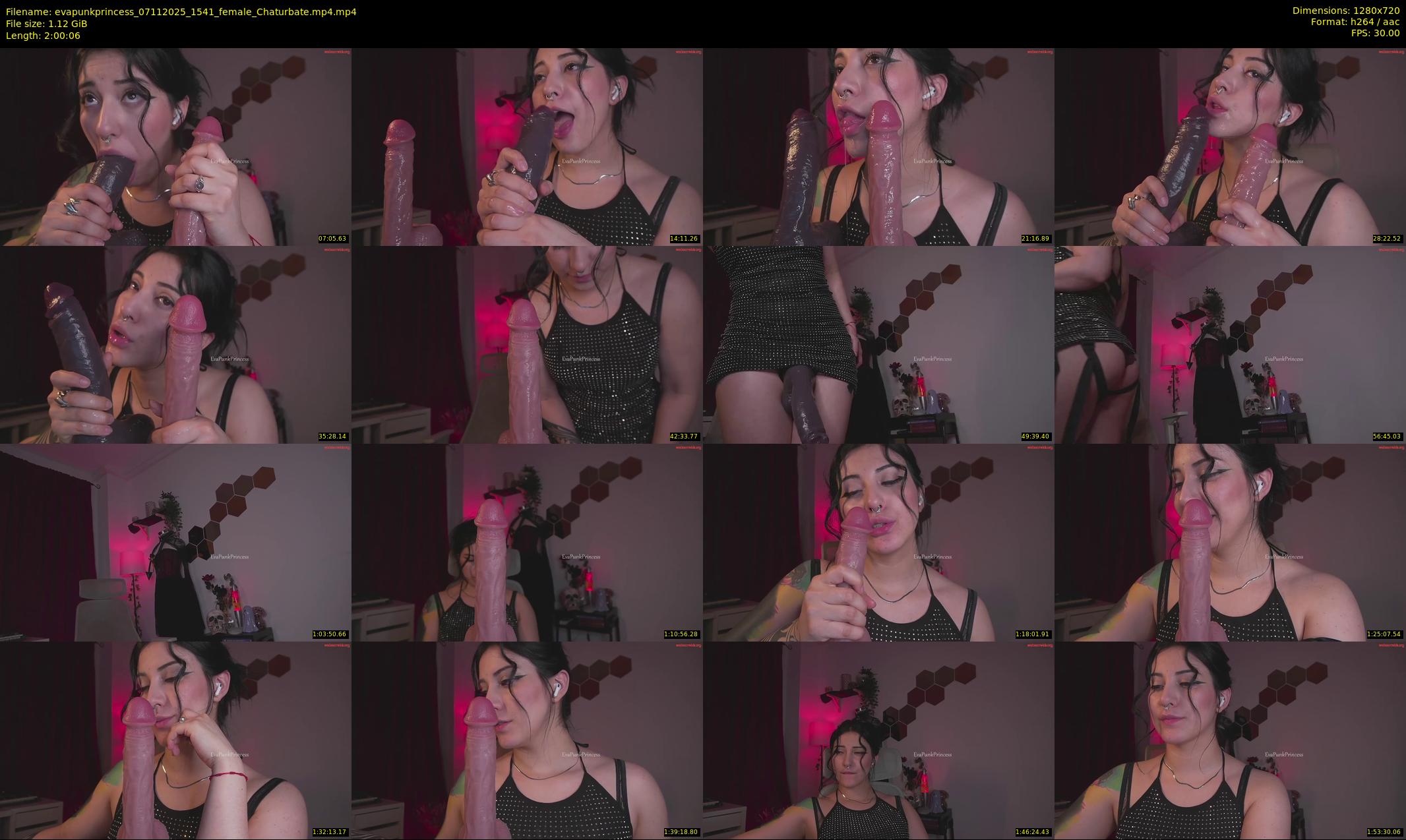 evapunkprincess — 121 minute Chaturbate female cam show recording, 720p, Nov 7, 2025