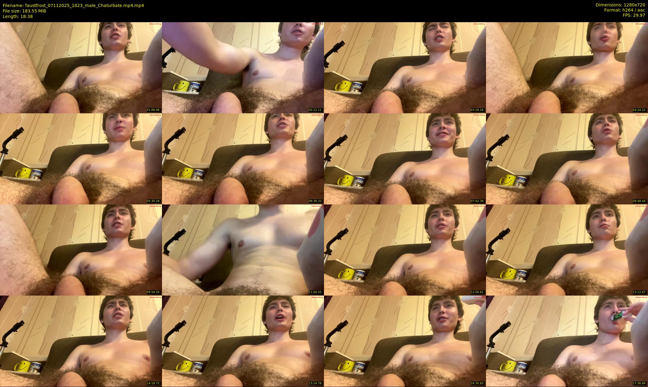 faustfrost — 19 minute Chaturbate male cam show recording, 720p, Nov 7, 2025