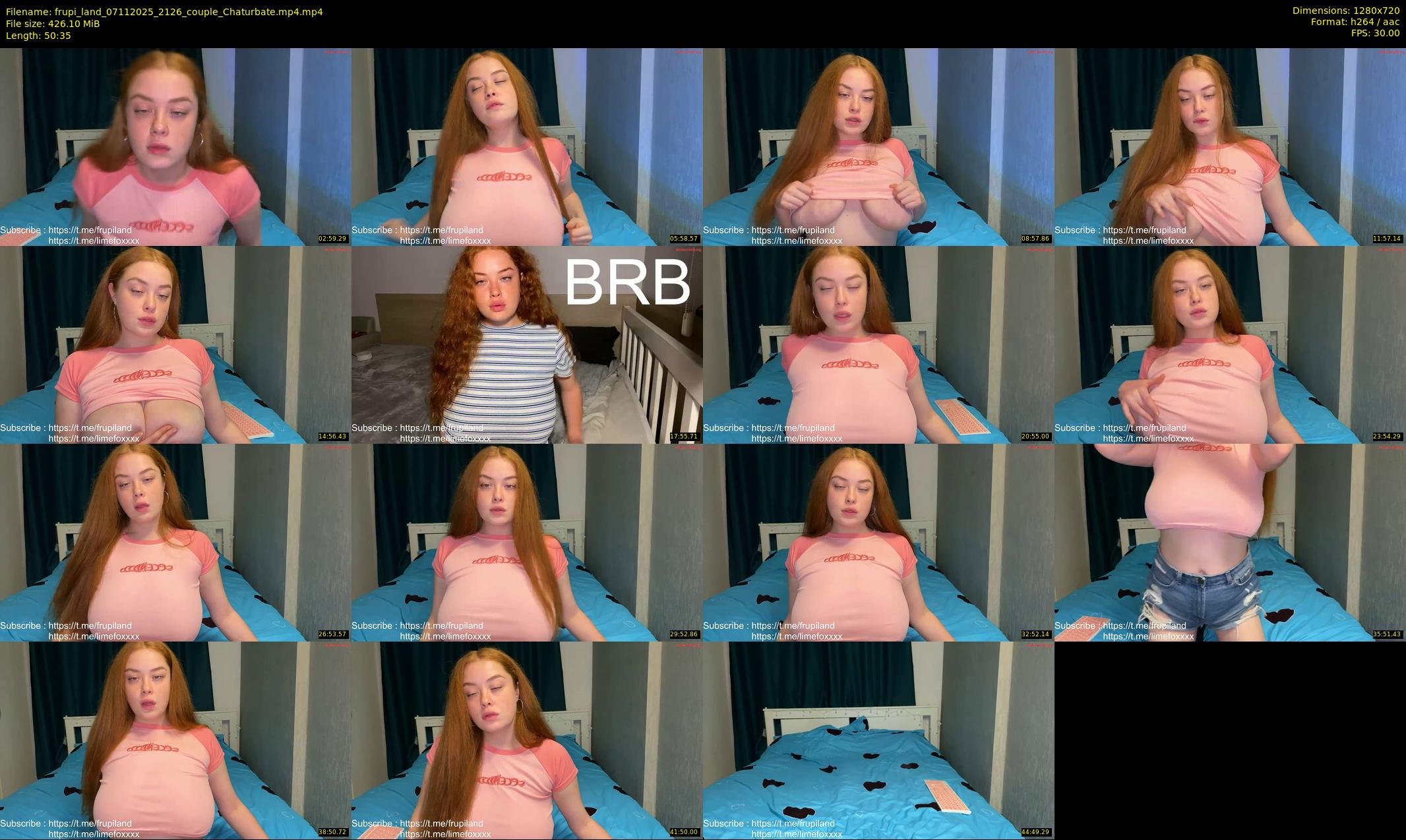 frupi_land — 51 minute Chaturbate couple cam show recording, 720p, Nov 7, 2025