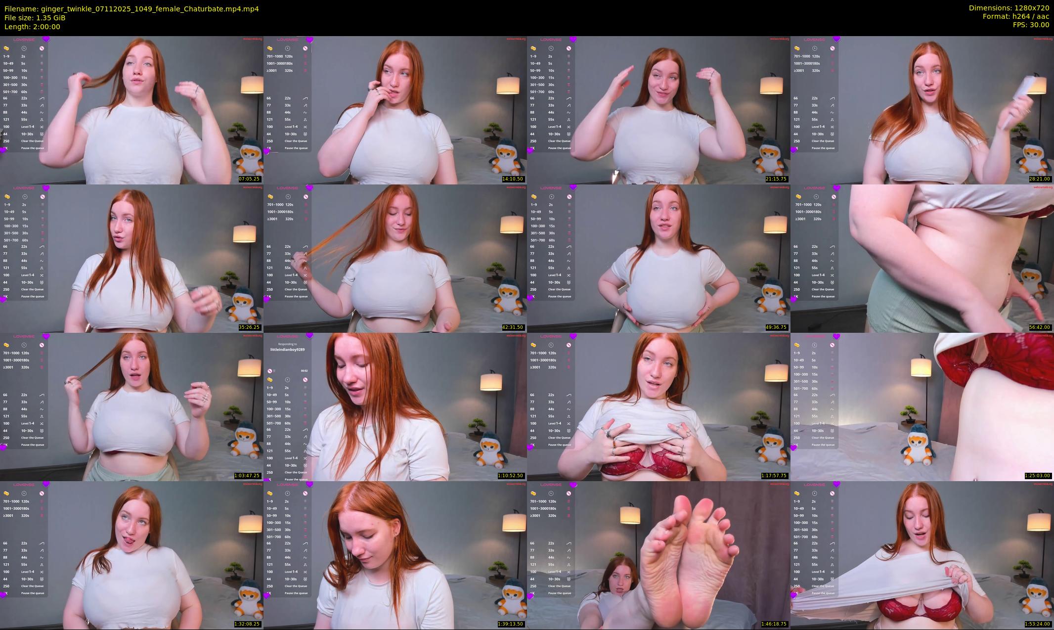ginger_twinkle — 120 minute Chaturbate female cam show recording, 720p, Nov 7, 2025