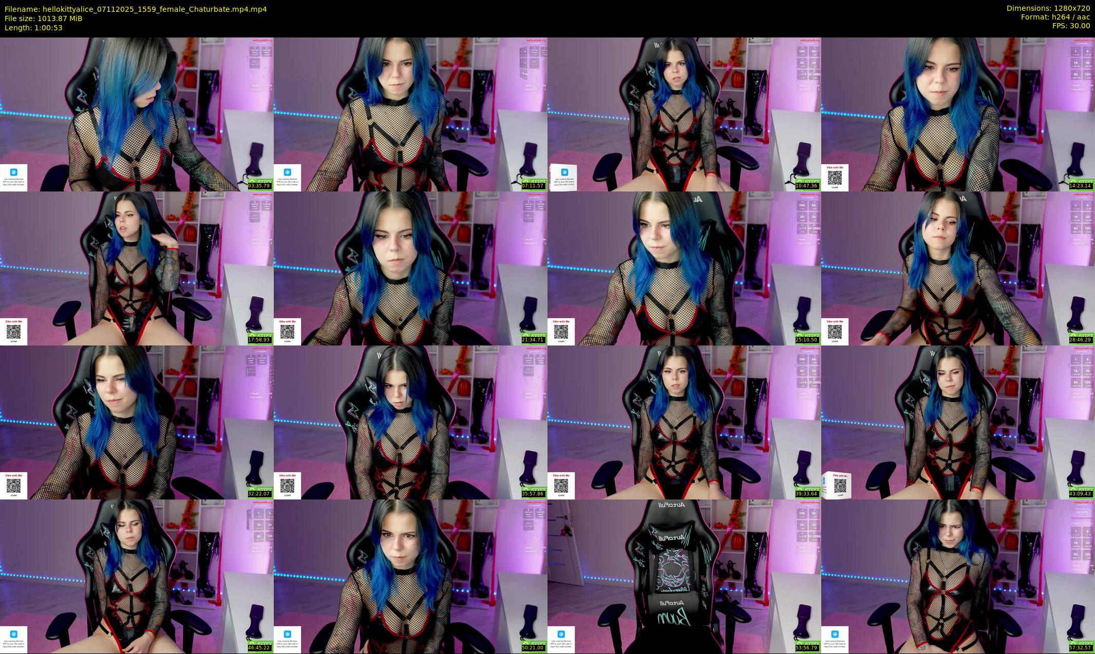 hellokittyalice — 61 minute Chaturbate female cam show recording, 720p, Nov 7, 2025