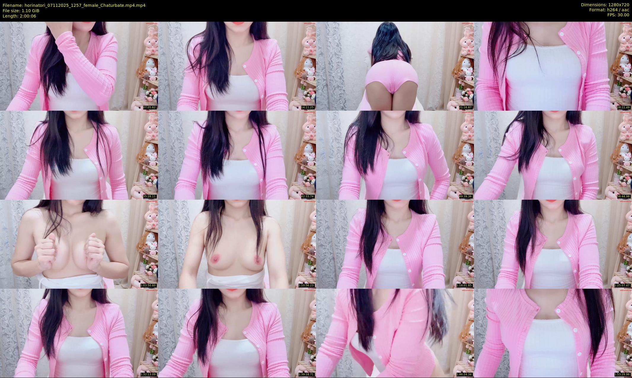horinatori — 121 minute Chaturbate female cam show recording, 720p, Nov 7, 2025