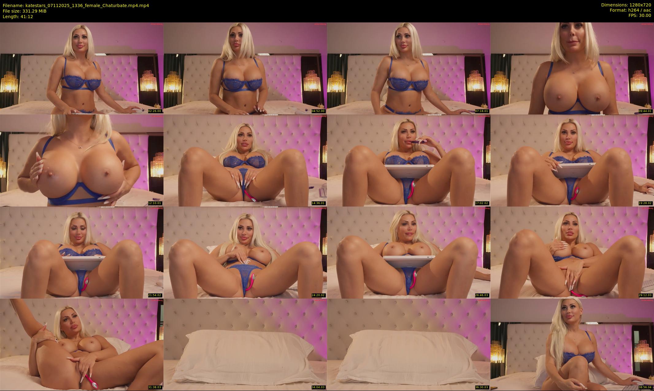 katestars — 42 minute Chaturbate female cam show recording, 720p, Nov 7, 2025