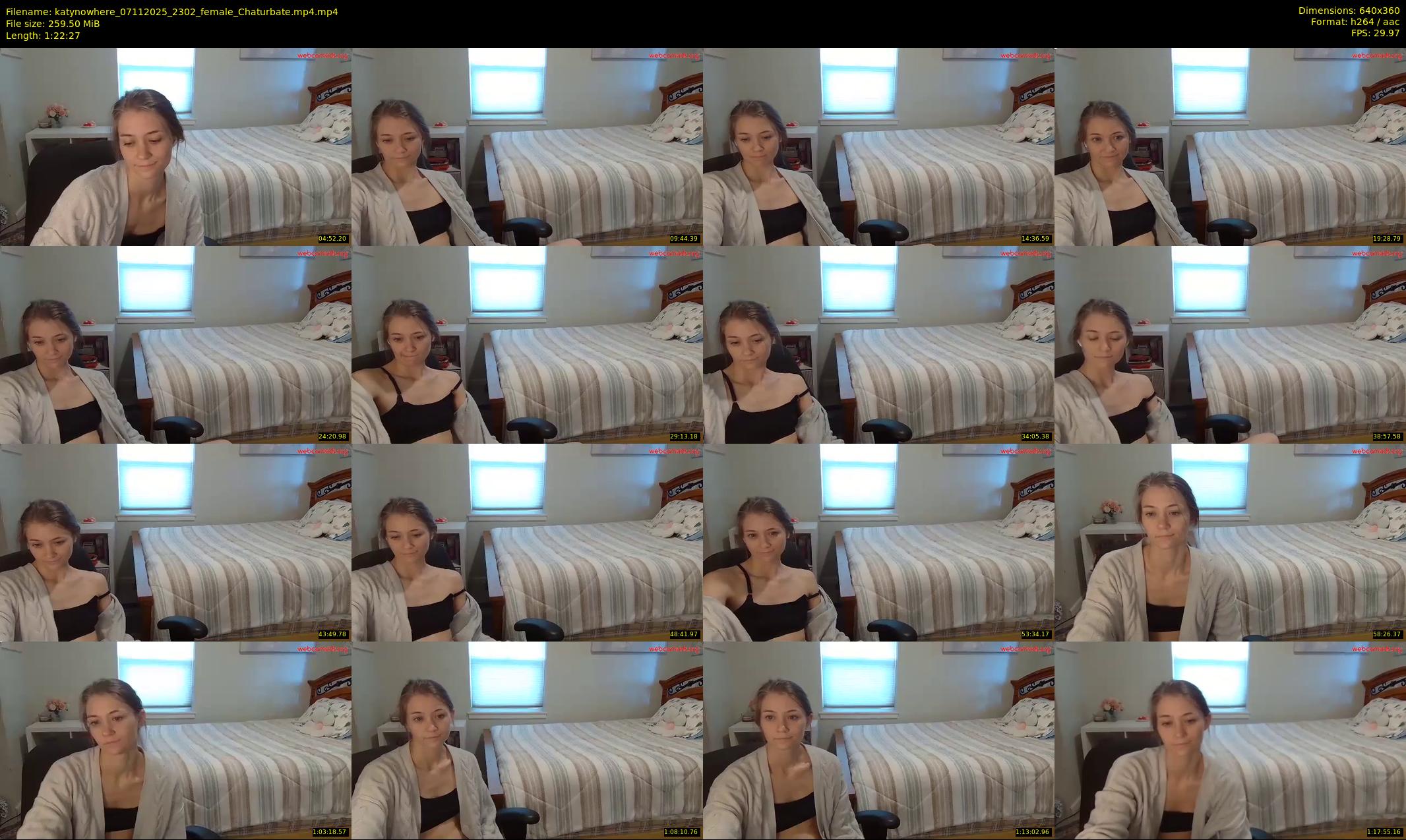 katynowhere — 83 minute Chaturbate female cam show recording, 360p, Nov 7, 2025