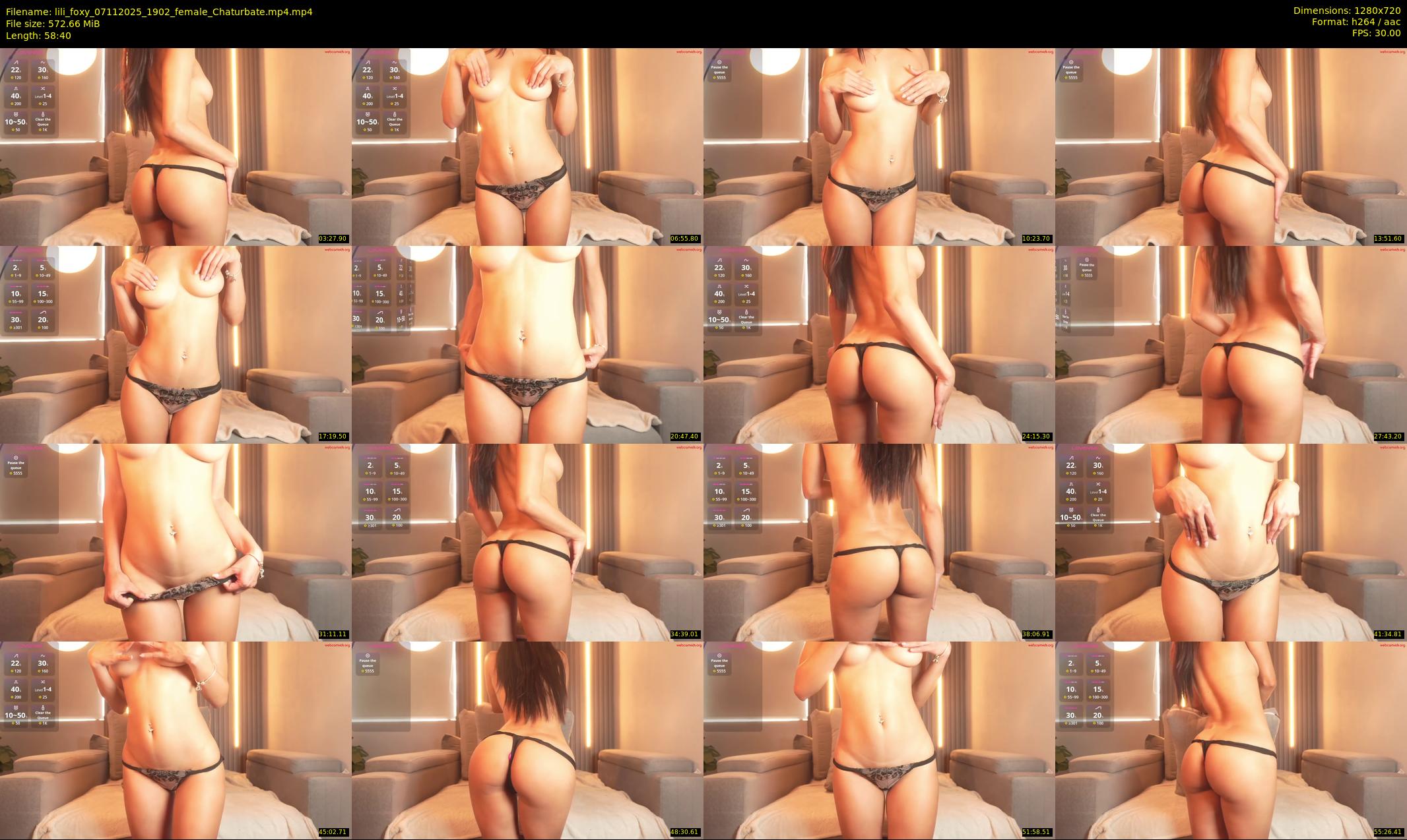lili_foxy — 59 minute Chaturbate female cam show recording, 720p, Nov 7, 2025
