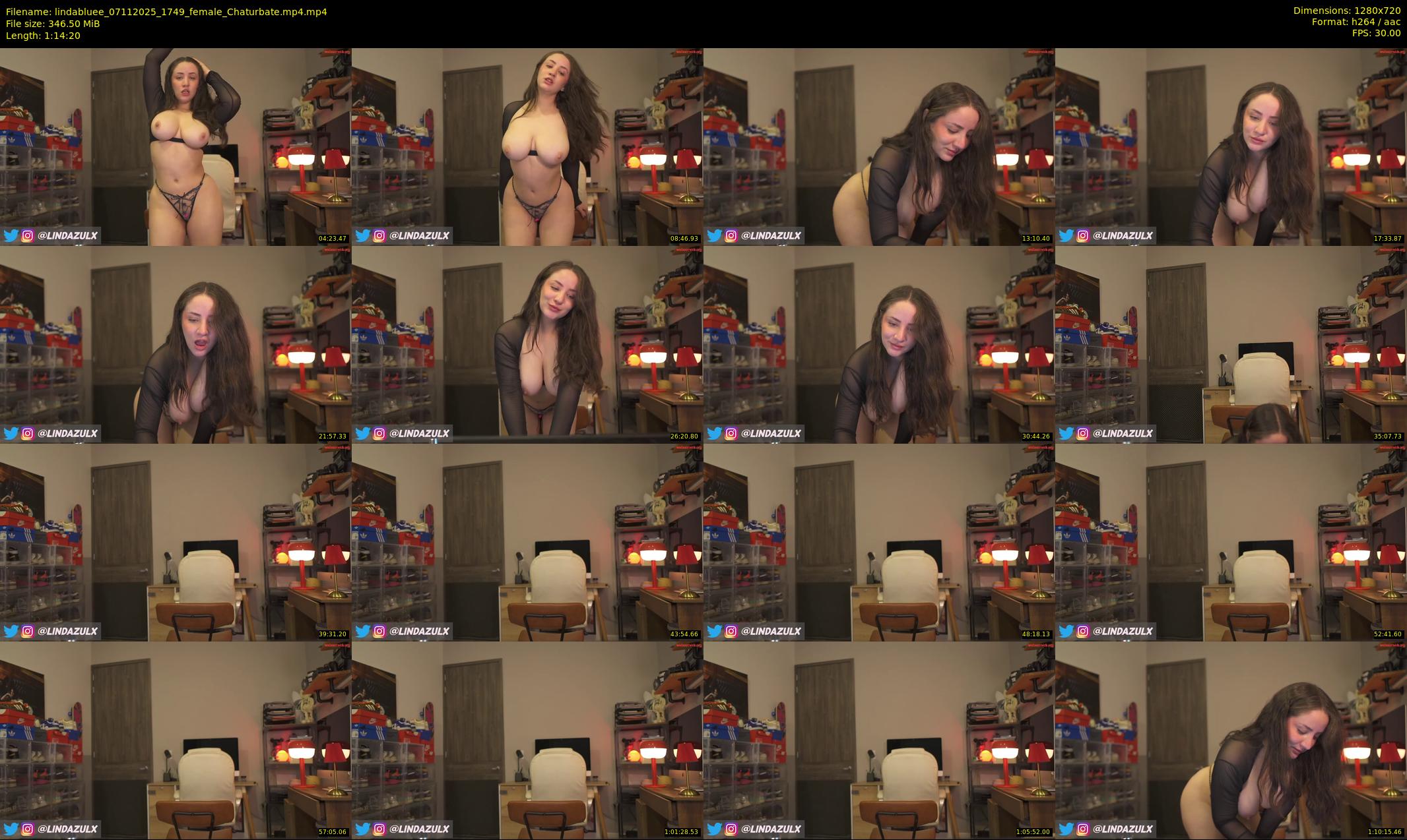 lindabluee — 75 minute Chaturbate female cam show recording, 720p, Nov 7, 2025