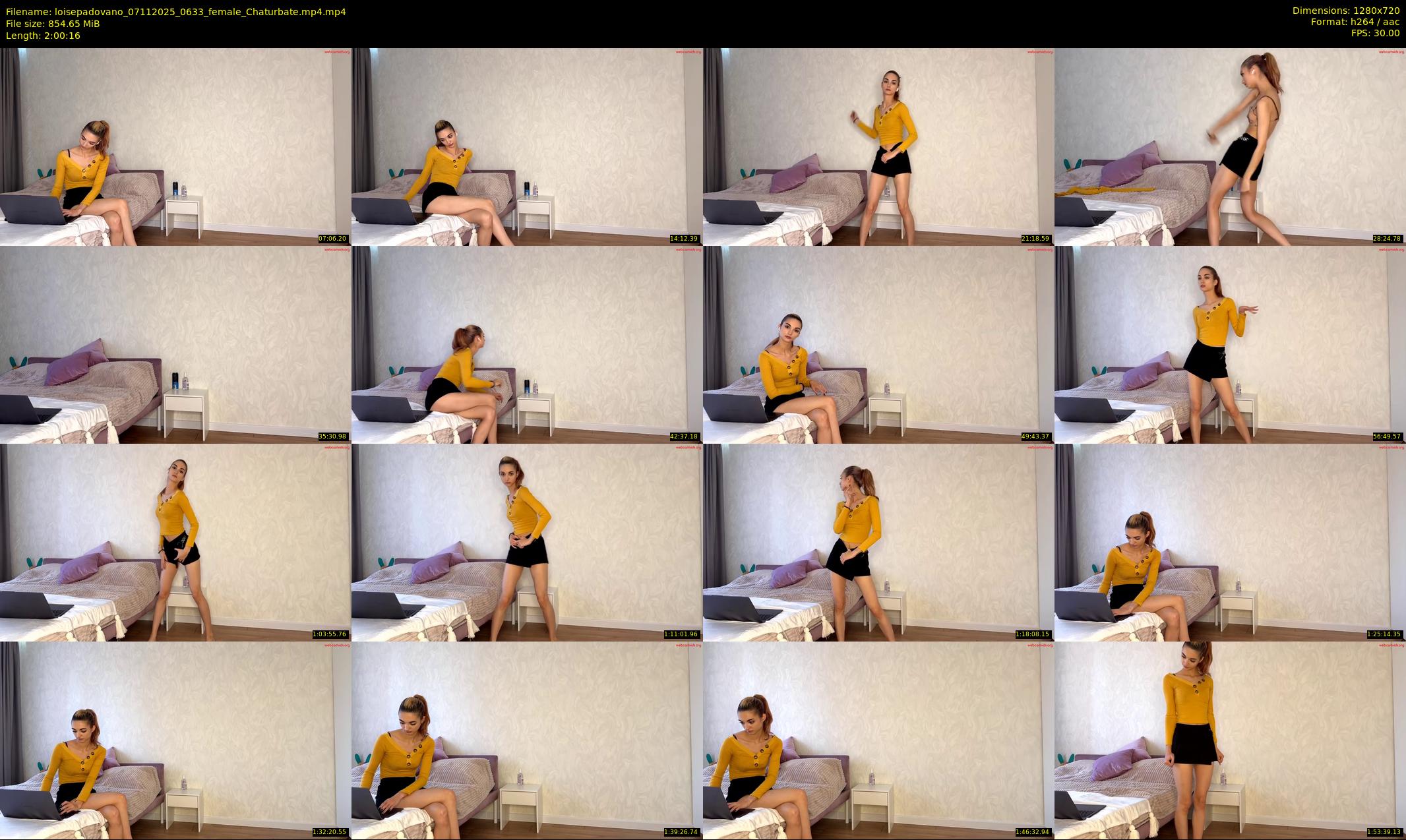 loisepadovano — 121 minute Chaturbate female cam show recording, 720p, Nov 7, 2025