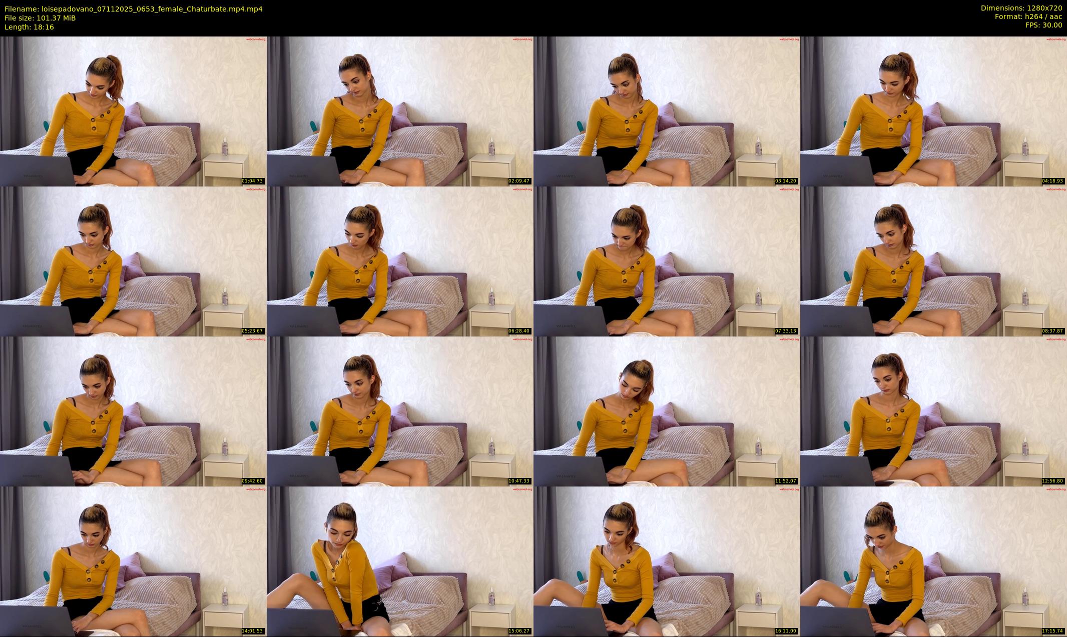 loisepadovano — 19 minute Chaturbate female cam show recording, 720p, Nov 7, 2025