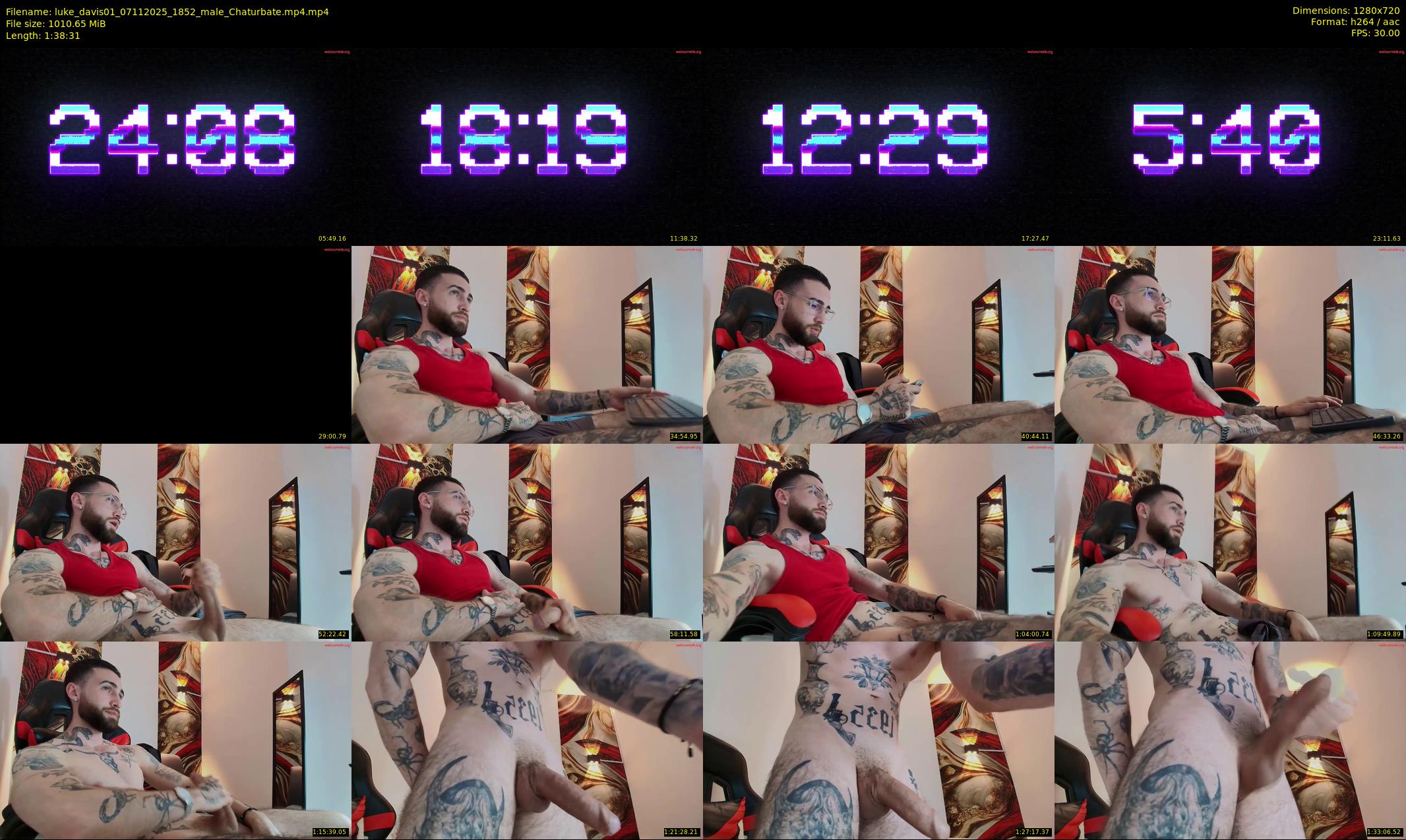 luke_davis01 — 99 minute Chaturbate male cam show recording, 720p, Nov 7, 2025