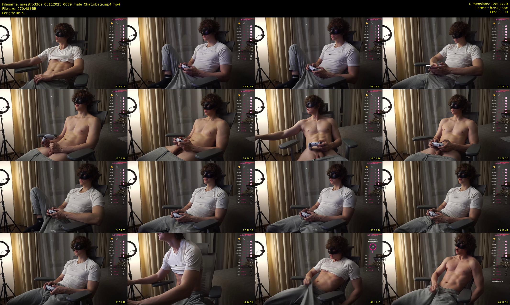 maestro3369 — 47 minute Chaturbate male cam show recording, 720p, Nov 8, 2025