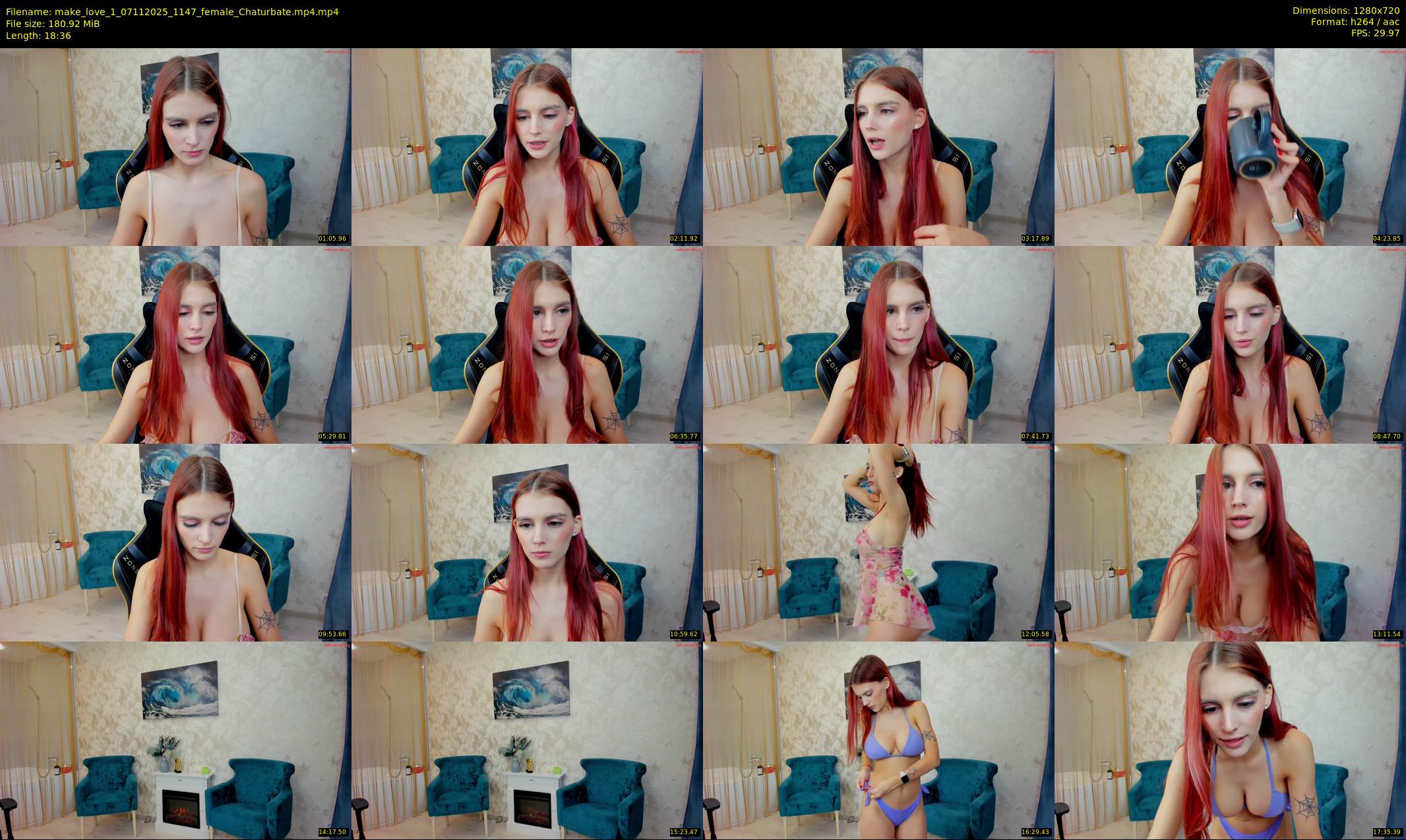 make_love_1 — 19 minute Chaturbate female cam show recording, 720p, Nov 7, 2025