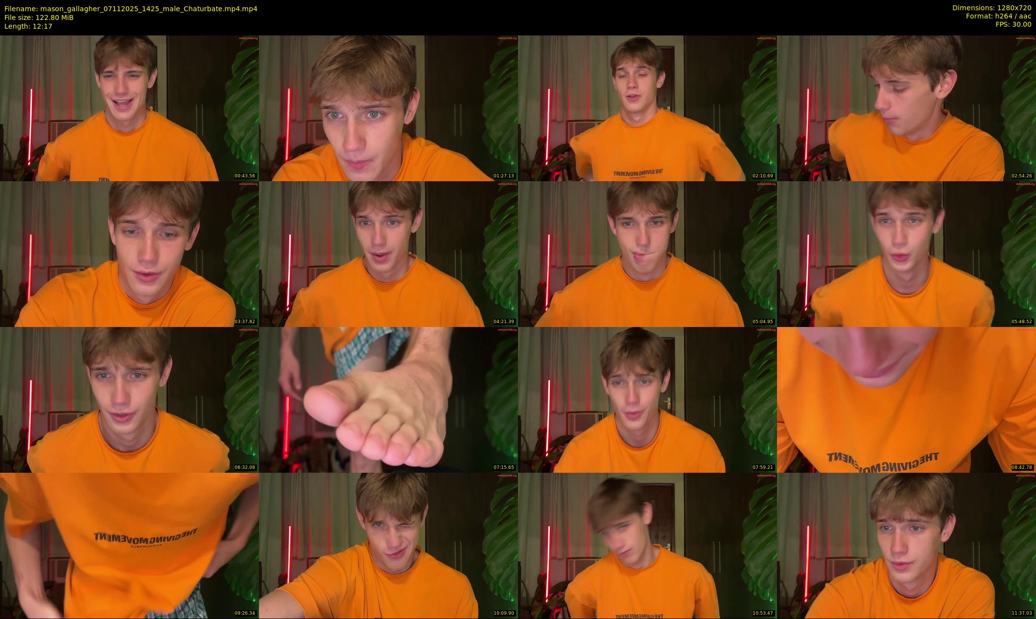 mason_gallagher — 13 minute Chaturbate male cam show recording, 720p, Nov 7, 2025