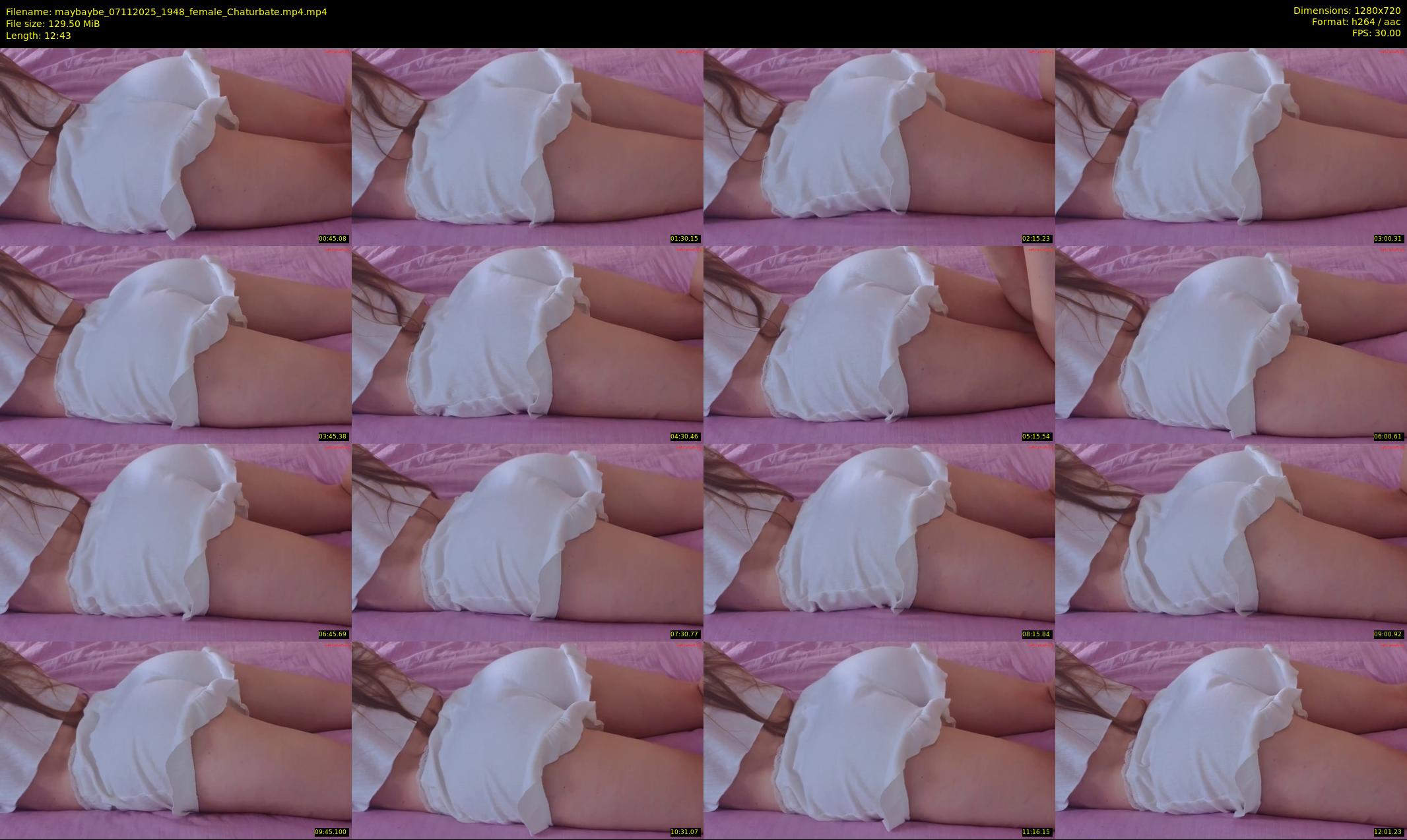 maybaybe — 13 minute Chaturbate female cam show recording, 720p, Nov 7, 2025