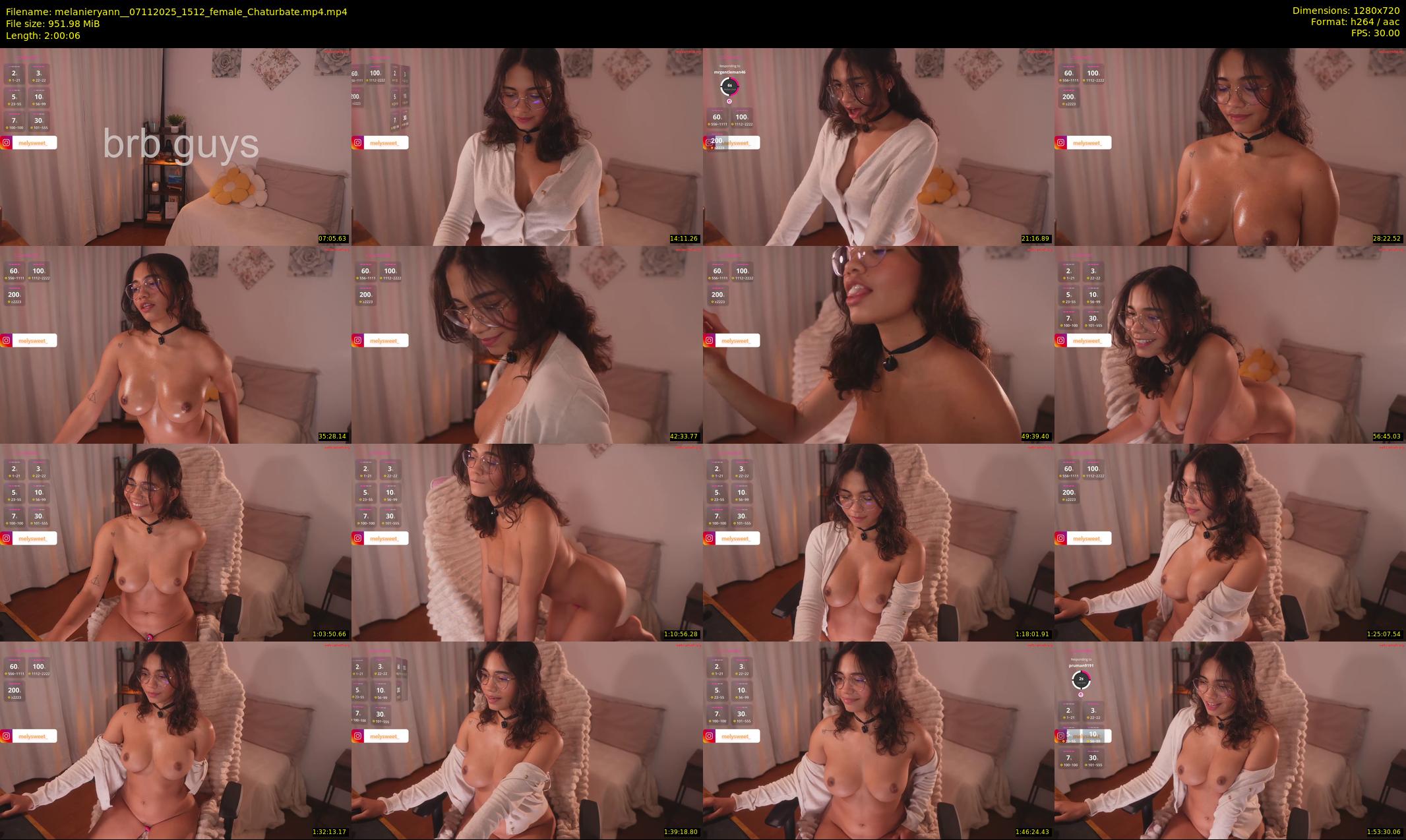 melanieryann_ — 121 minute Chaturbate female cam show recording, 720p, Nov 7, 2025