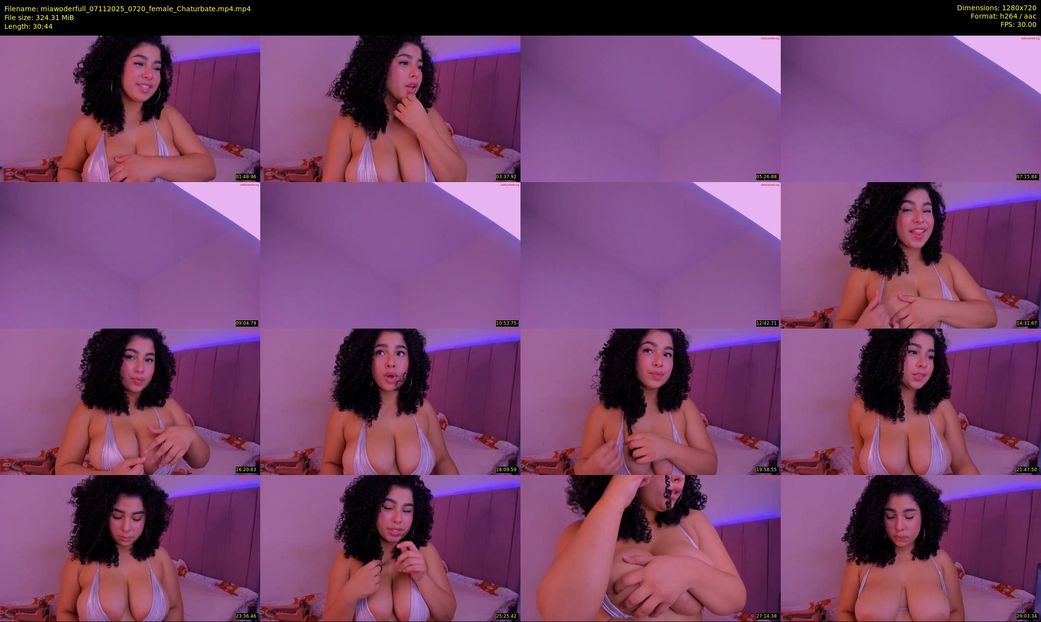 miawoderfull — 31 minute Chaturbate female cam show recording, 720p, Nov 7, 2025