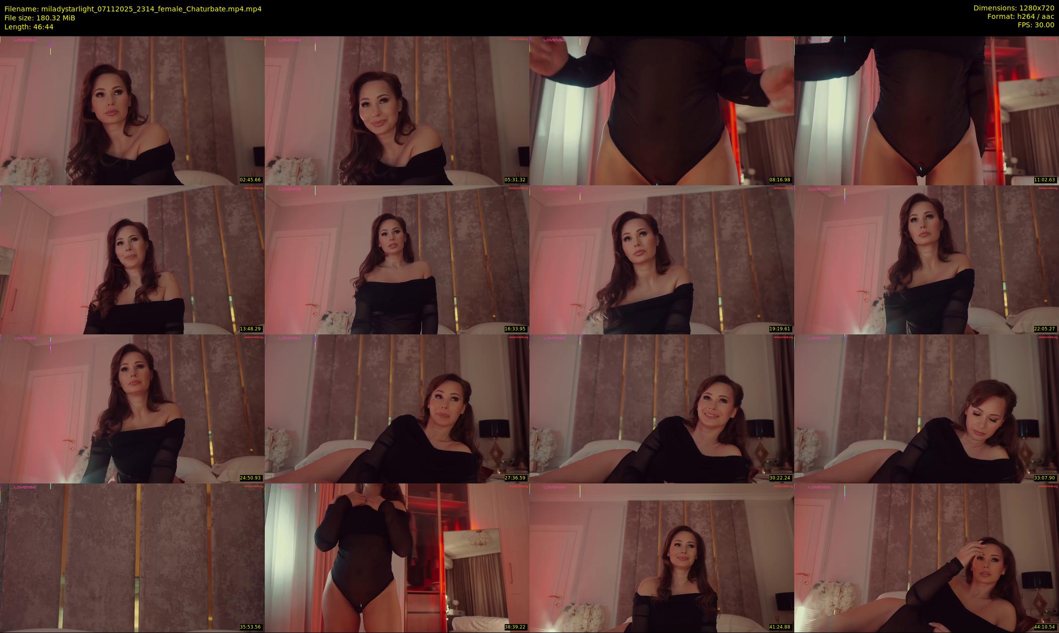 miladystarlight — 47 minute Chaturbate female cam show recording, 720p, Nov 7, 2025