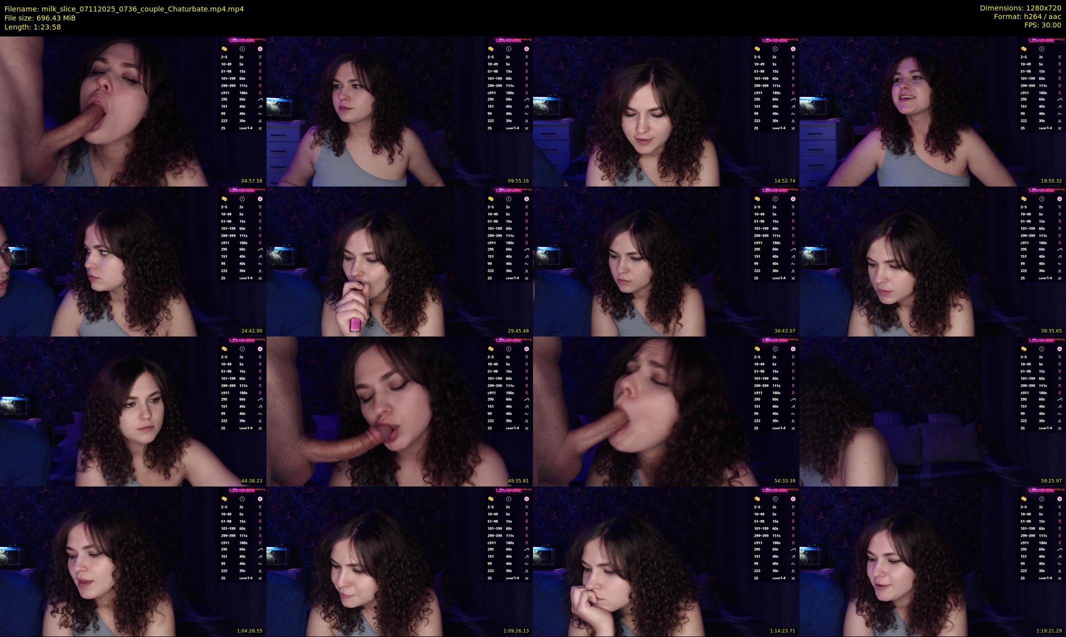 milk_slice — 84 minute Chaturbate couple cam show recording, 720p, Nov 7, 2025