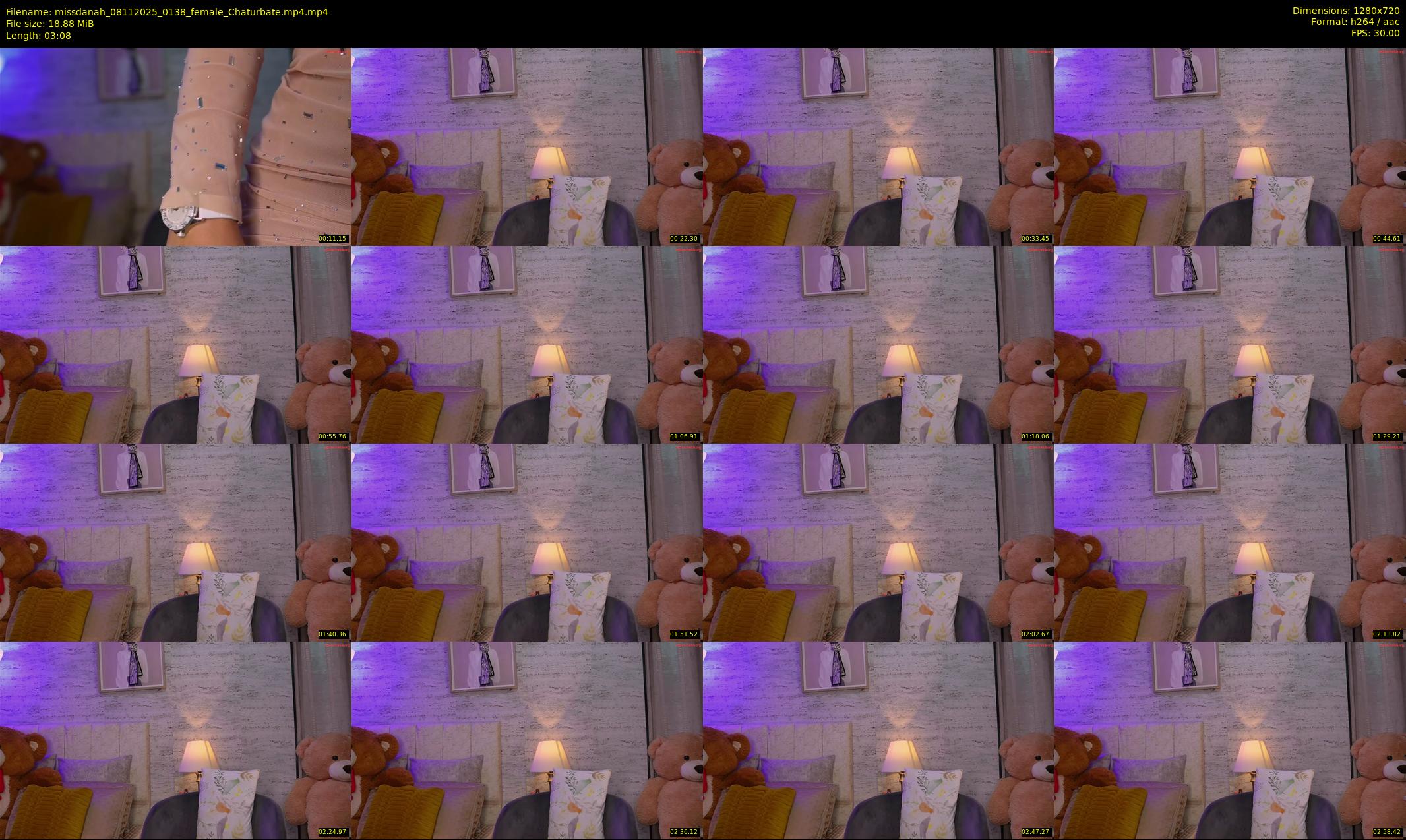 missdanah — 4 minute Chaturbate female cam show recording, 720p, Nov 8, 2025