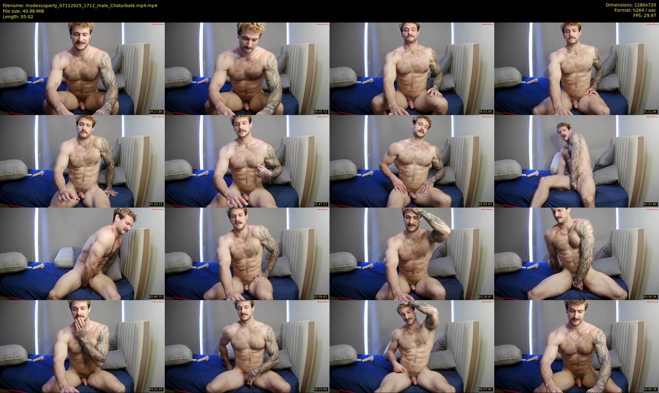 modexusparty — 6 minute Chaturbate male cam show recording, 720p, Nov 7, 2025