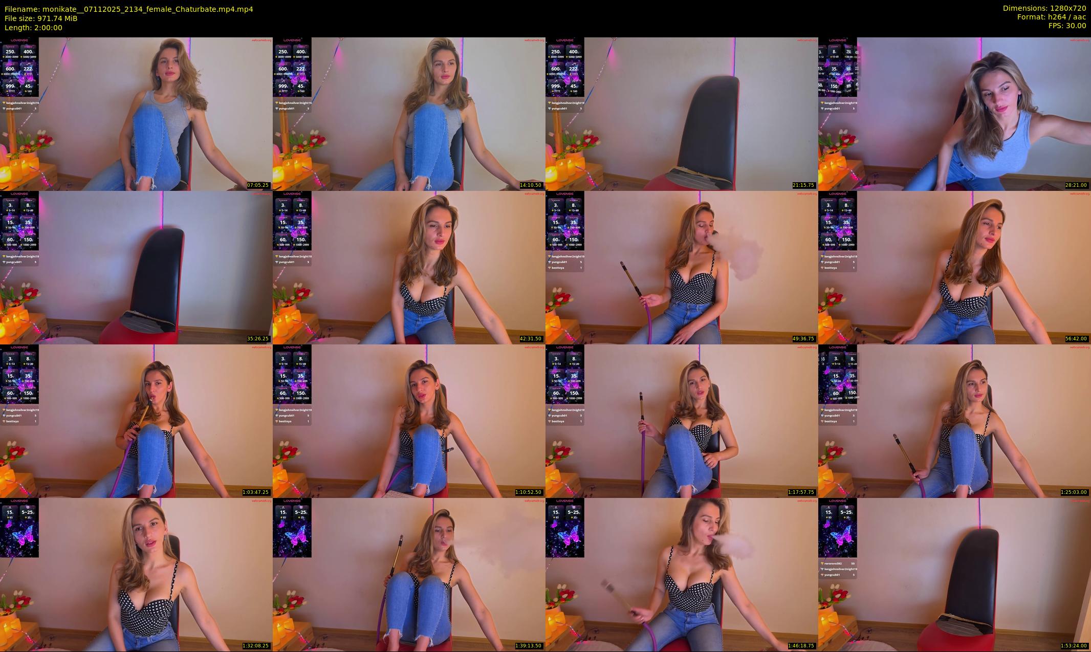 monikate_ — 120 minute Chaturbate couple cam show recording, 720p, Nov 7, 2025