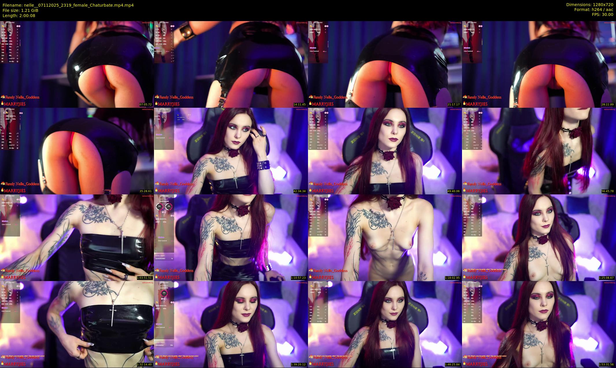 nelle_ — 121 minute Chaturbate female cam show recording, 720p, Nov 7, 2025