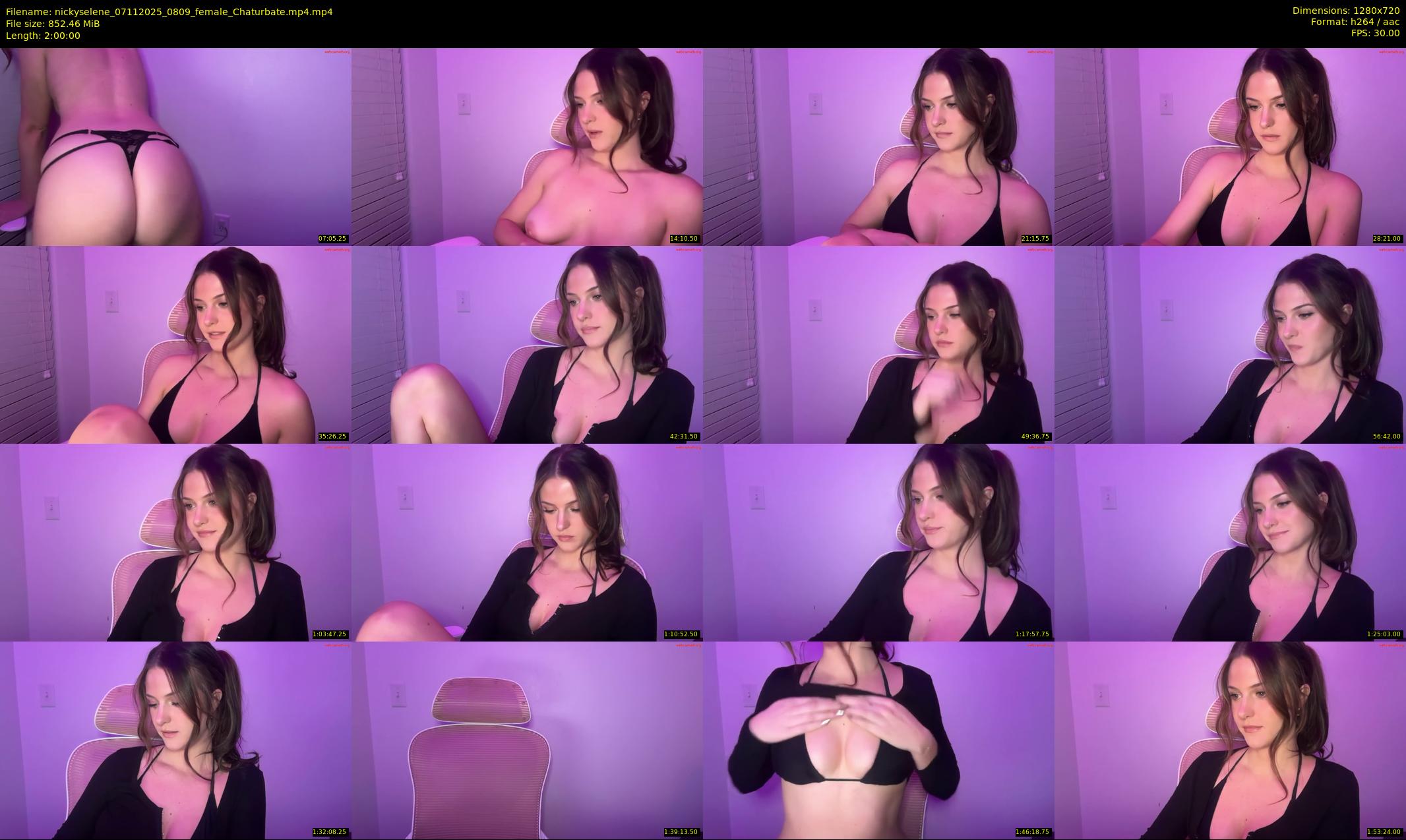 nickyselene — 120 minute Chaturbate female cam show recording, 720p, Nov 7, 2025