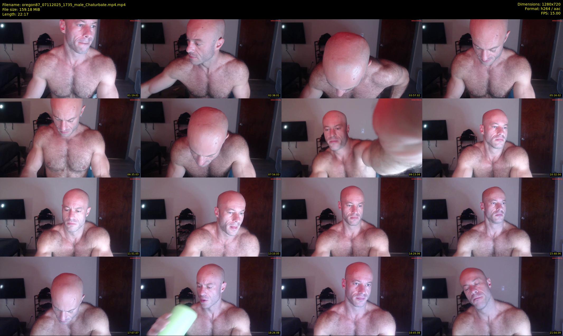 oregon87 — 23 minute Chaturbate male cam show recording, 720p, Nov 7, 2025