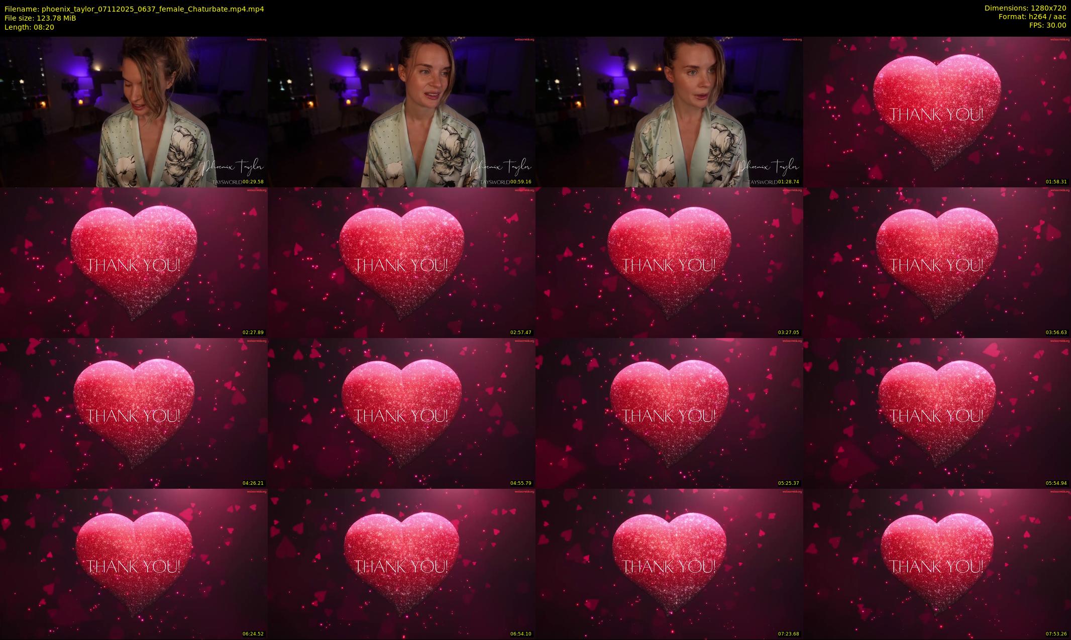 phoenix_taylor — 9 minute Chaturbate female cam show recording, 720p, Nov 7, 2025
