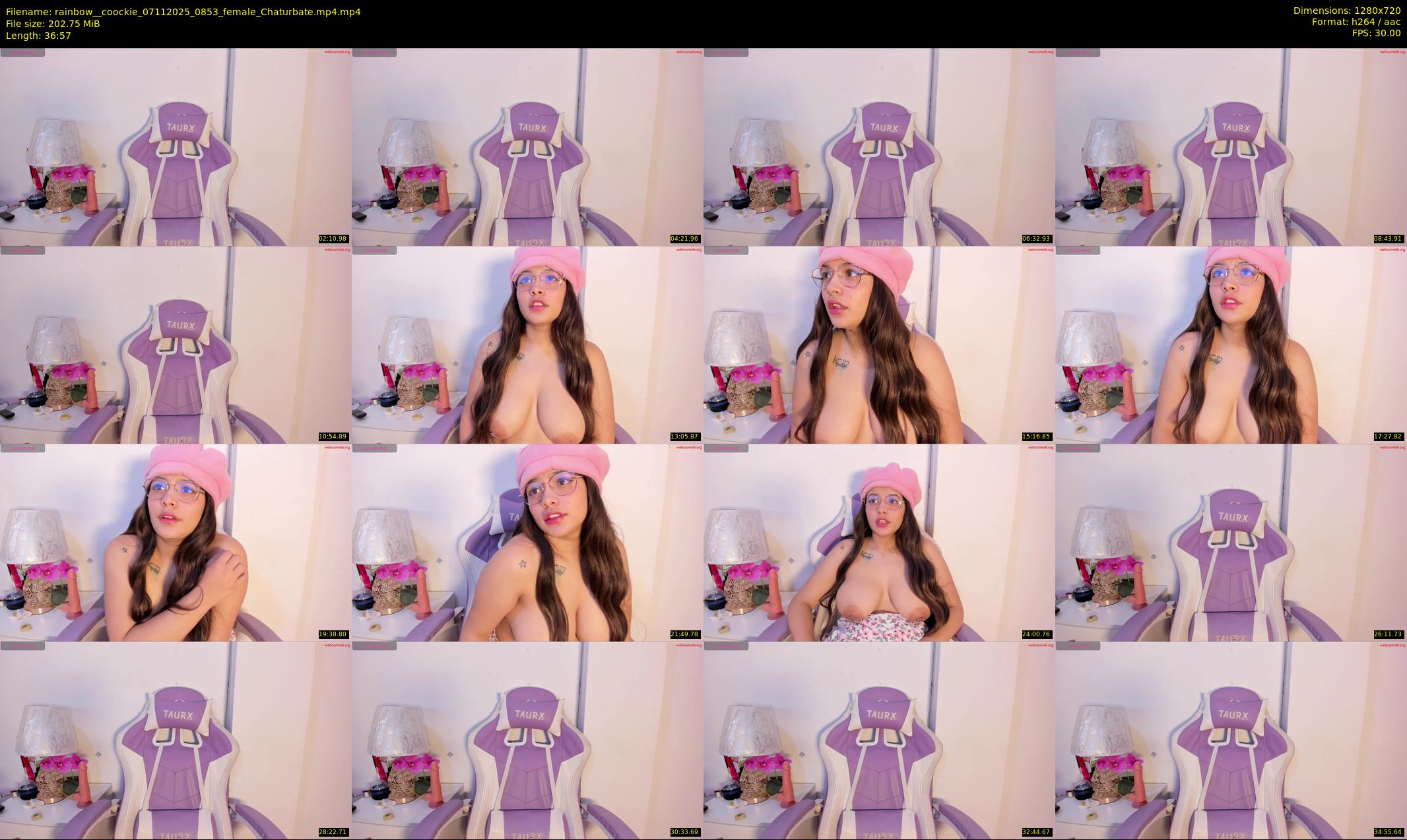 rainbow__coockie — 37 minute Chaturbate female cam show recording, 720p, Nov 7, 2025