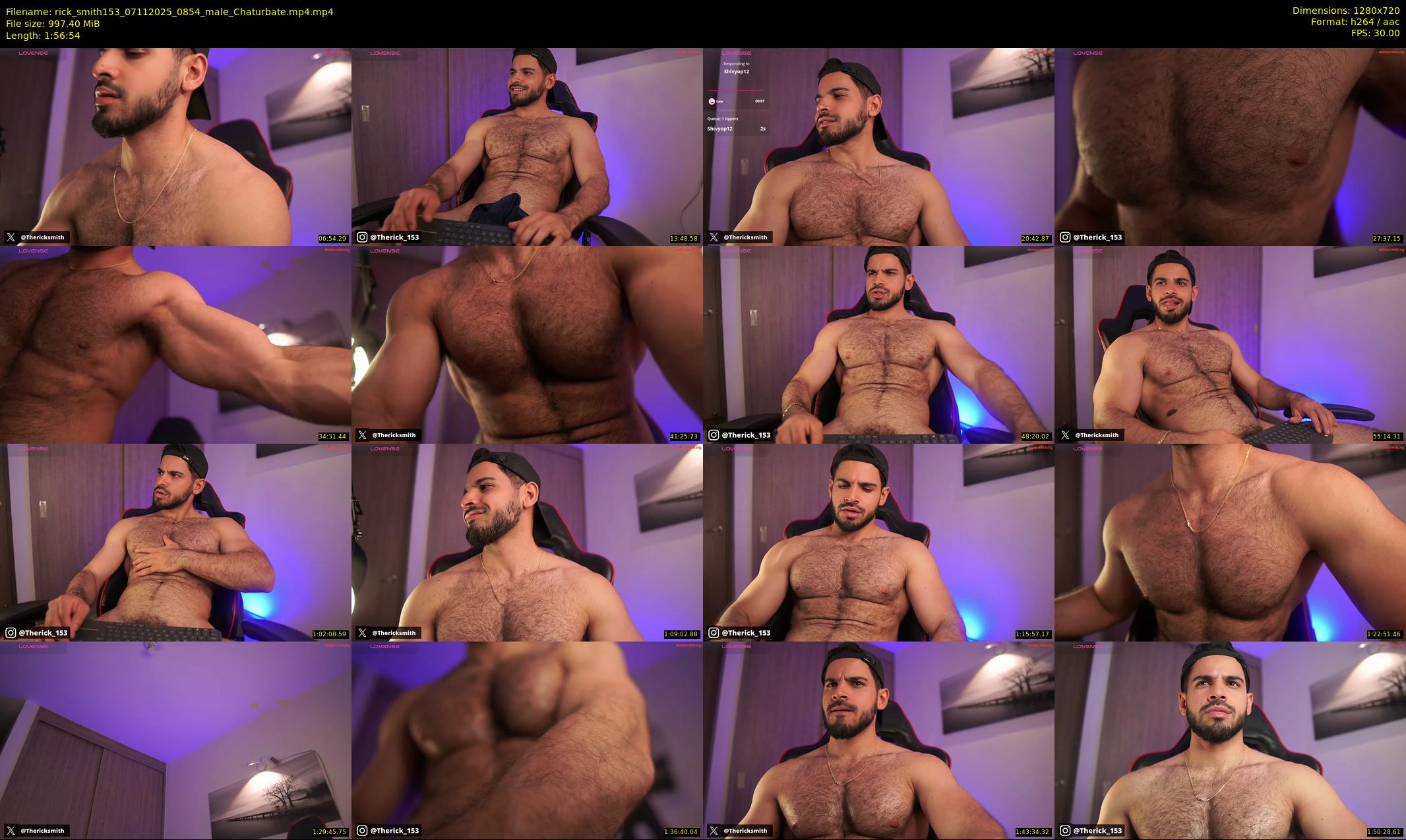 rick_smith153 — 117 minute Chaturbate male cam show recording, 720p, Nov 7, 2025