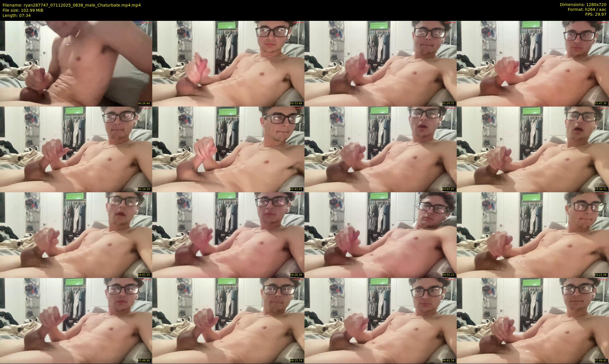 ryan287747 — 8 minute Chaturbate male cam show recording, 720p, Nov 7, 2025
