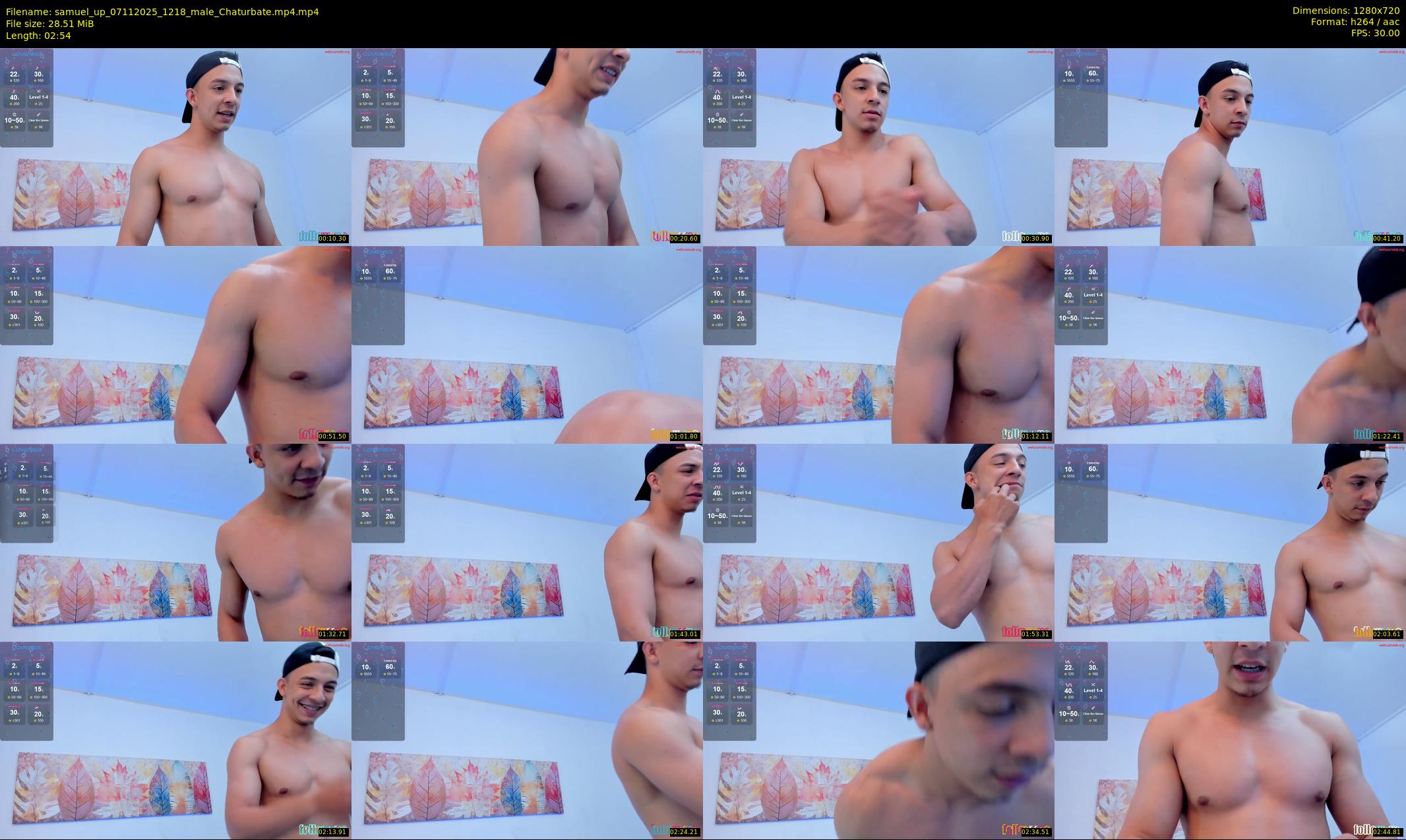 samuel_up — 3 minute Chaturbate male cam show recording, 720p, Nov 7, 2025