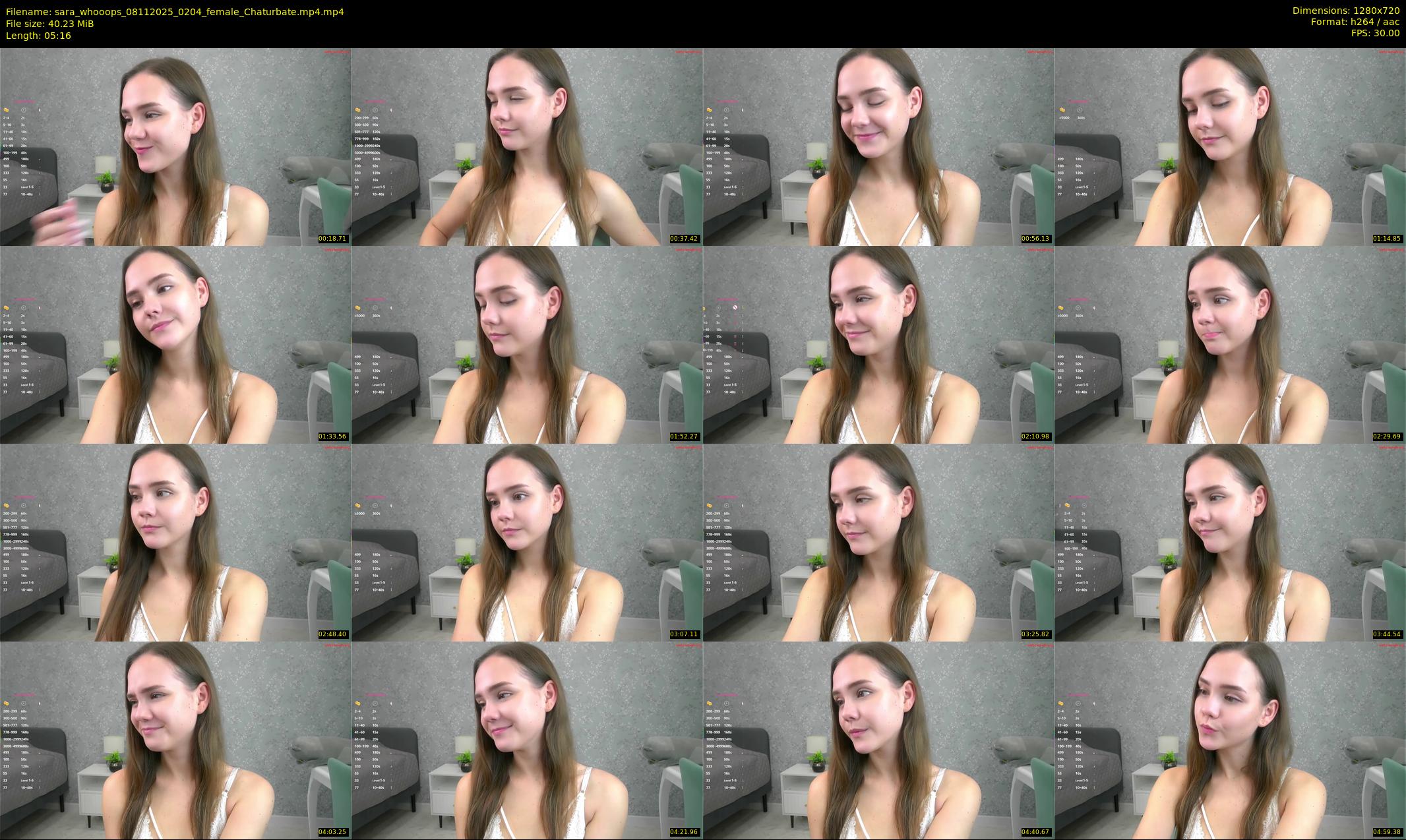 sara_whooops — 6 minute Chaturbate female cam show recording, 720p, Nov 8, 2025