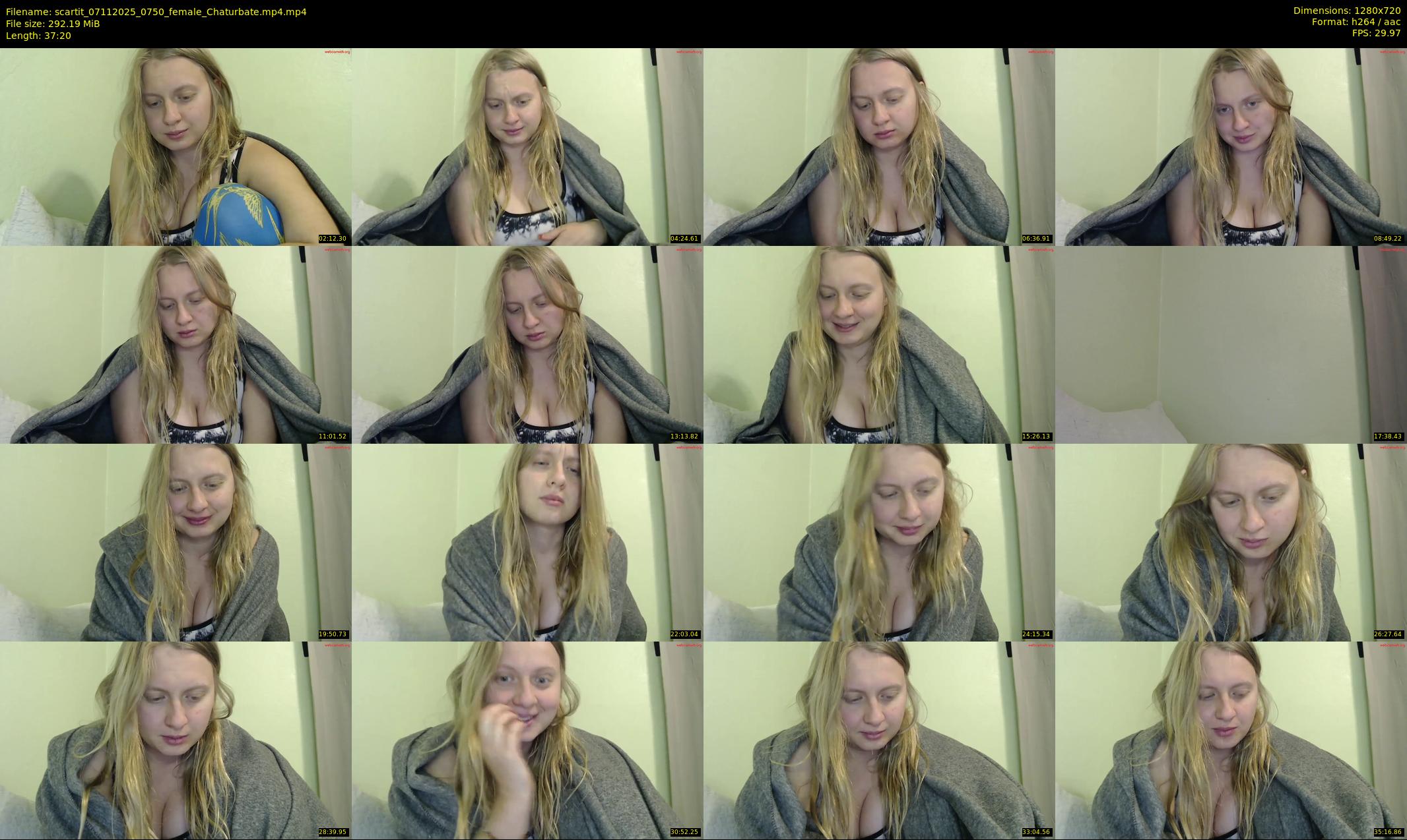 scartit — 38 minute Chaturbate female cam show recording, 720p, Nov 7, 2025
