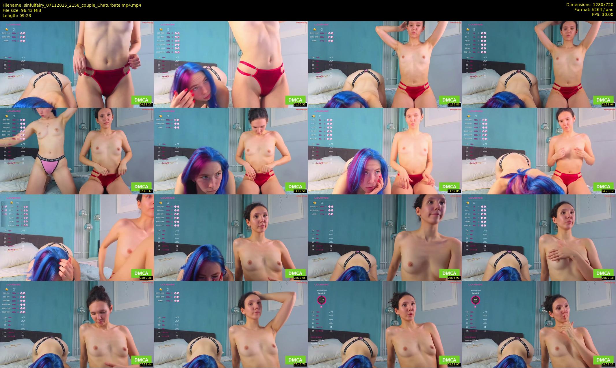 sinfulfairy — 10 minute Chaturbate couple cam show recording, 720p, Nov 7, 2025